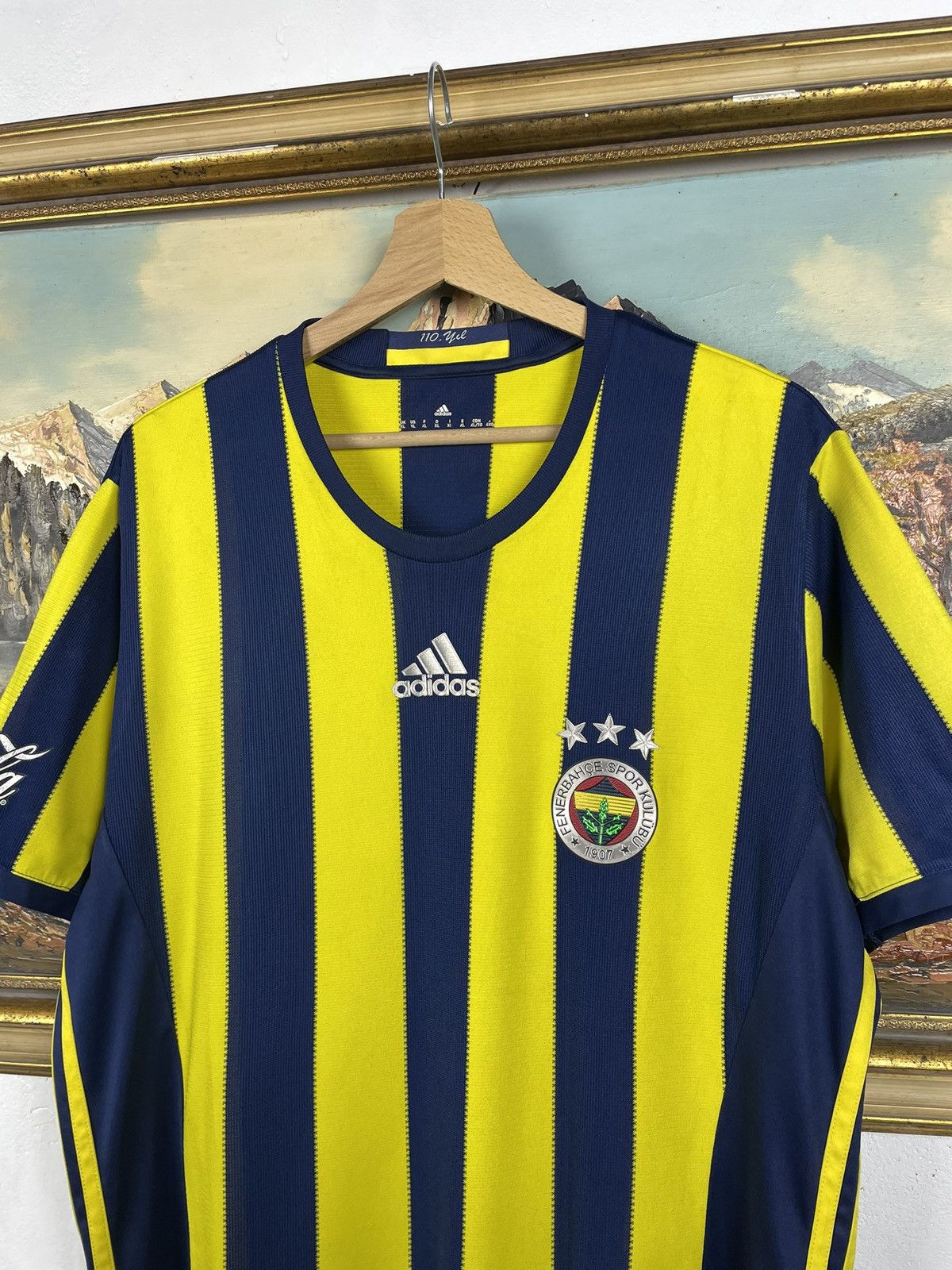 Adidas Adidas Fenerbahce Home Jersey Tshirt 2016/17 Soccer Football Size US XL / EU 56 / 4 - 4 Thumbnail