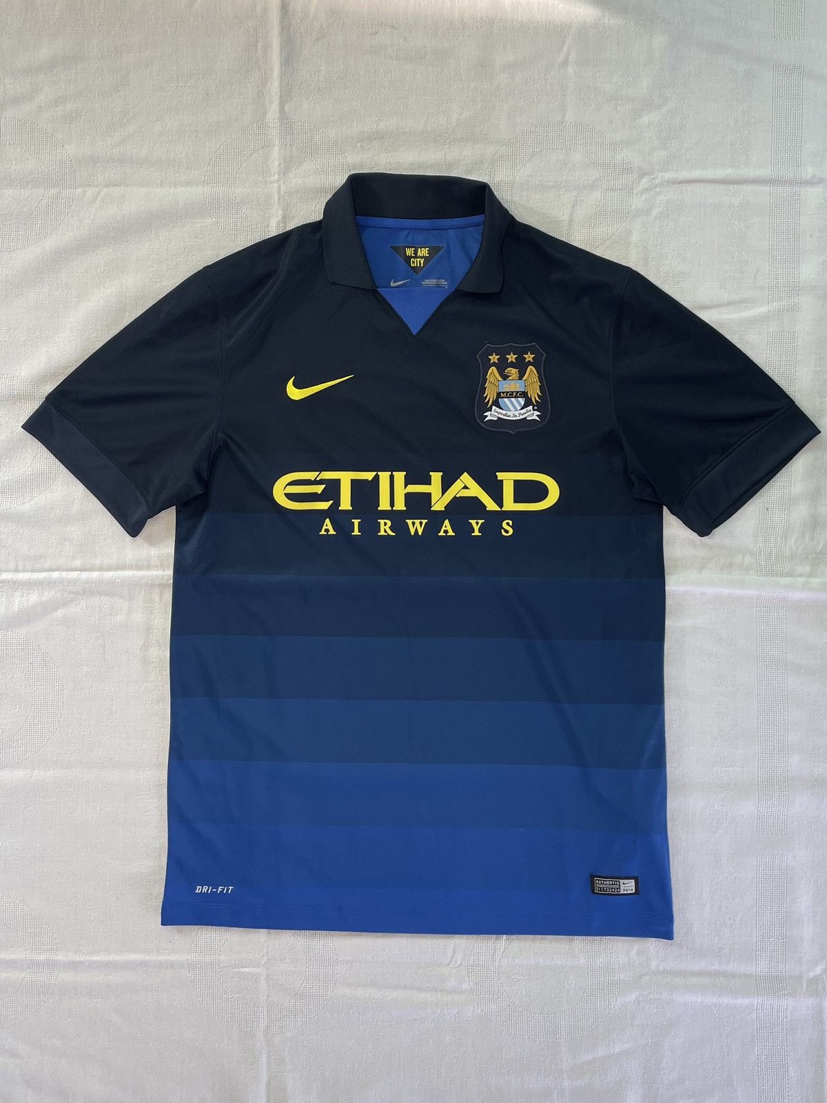 Nike Manchester City 2014 2015 Football Jersey Nike 611051-476 Size US M / EU 48-50 / 2 - 2 Thumbnail