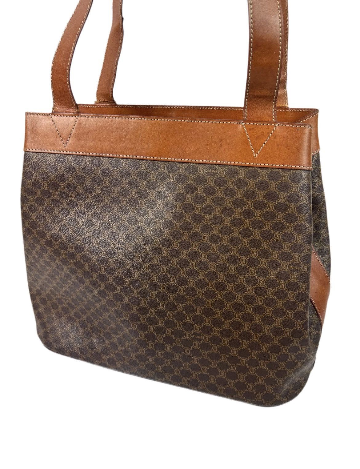 Celine Celine Macadam Leather Shoulder Bag Size ONE SIZE - 3 Thumbnail