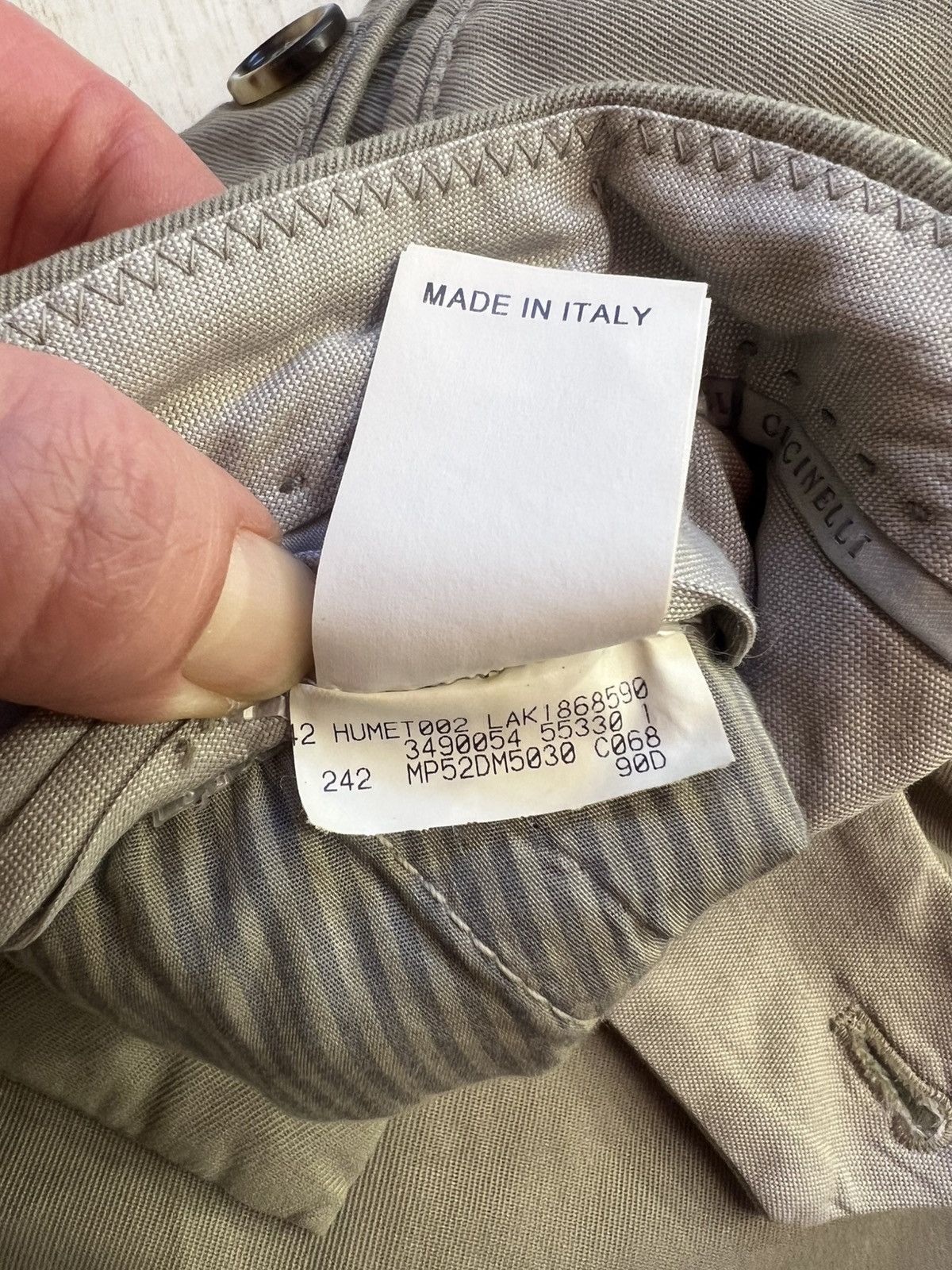 Brunello Cucinelli Brunello Cucinelli Twisted Cotton Gabardine Trousers Size US 38 / EU 54 - 21 Thumbnail