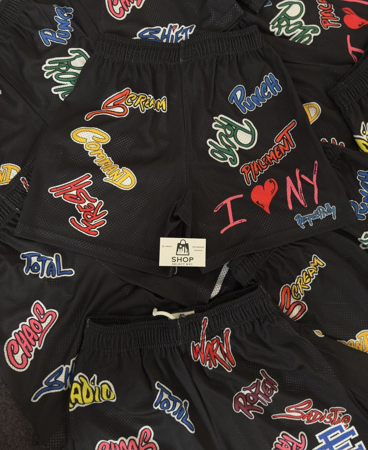 Eric Emanuel × Matty Boy BRAND NEW ERIC EMANUEL X MATTY BOY BLACK SWEATSHORTS Size US 30 / EU 46 - 2 Thumbnail