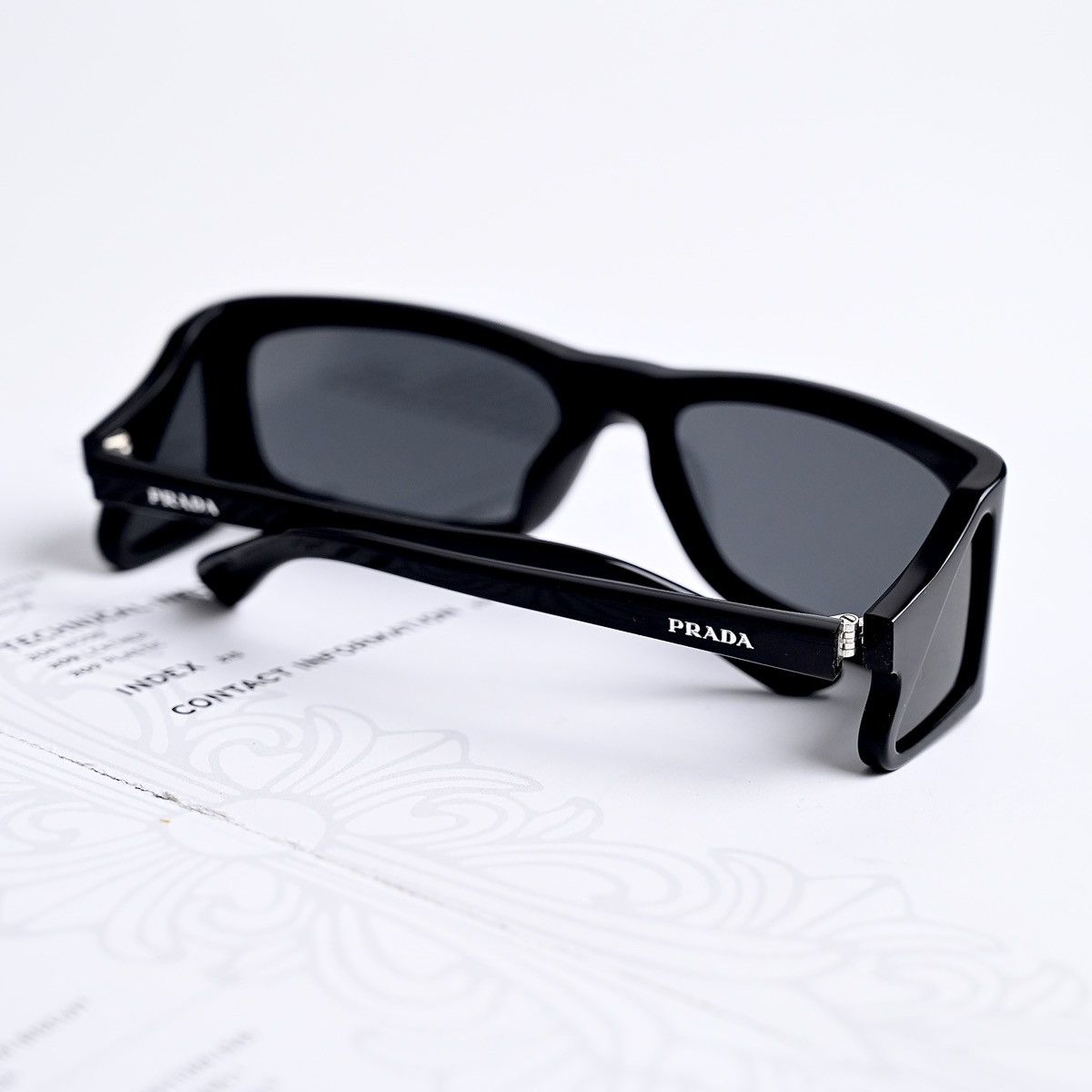 Prada PRADA 0PR B03S 1AB5S0 SUNGLASSES Size ONE SIZE - 9 Thumbnail