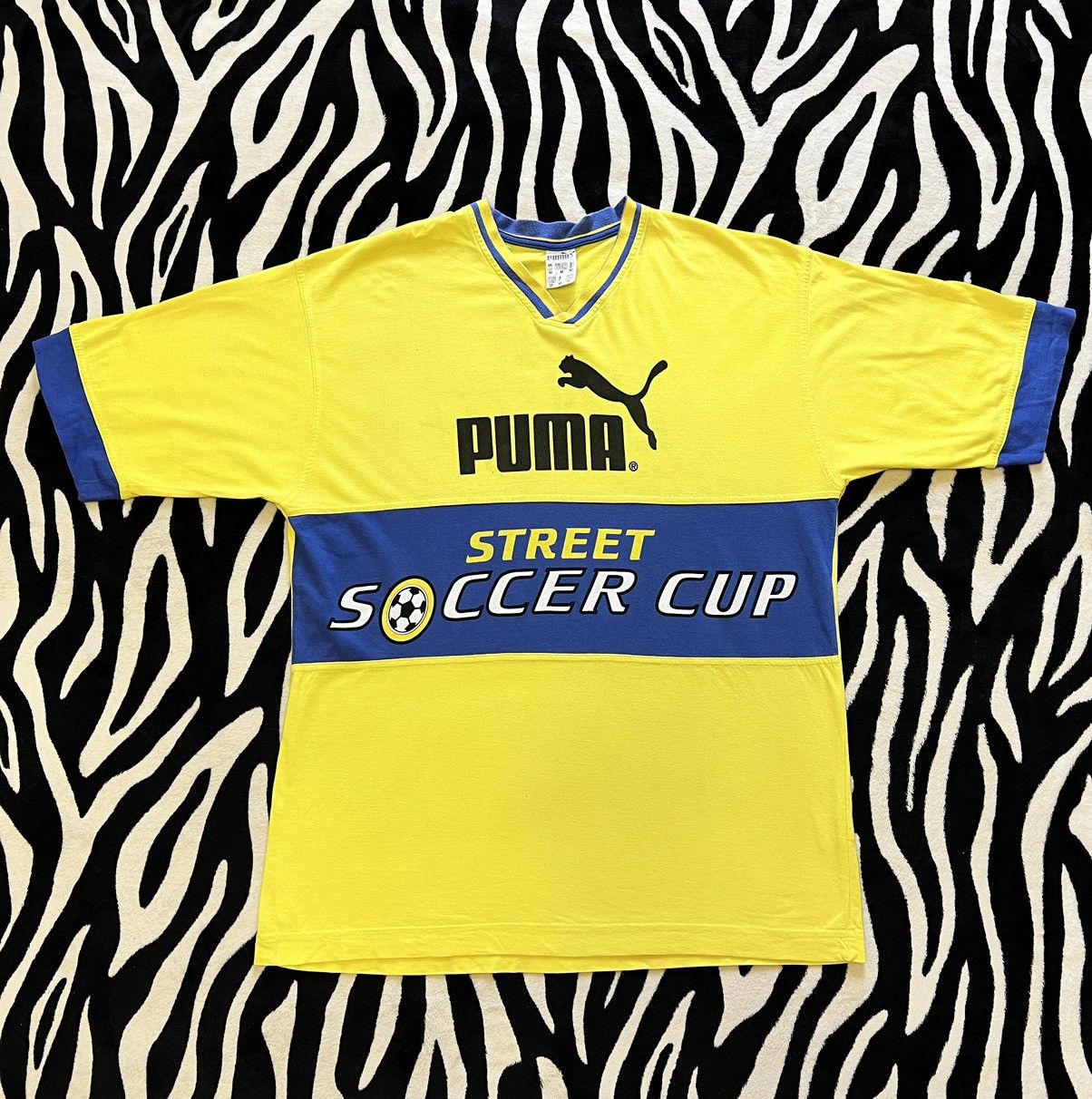 Puma × Vintage Puma KIKA Street Soccer Cup t-shirt vintage big logo size M Size US M / EU 48-50 / 2 - 1 Thumbnail