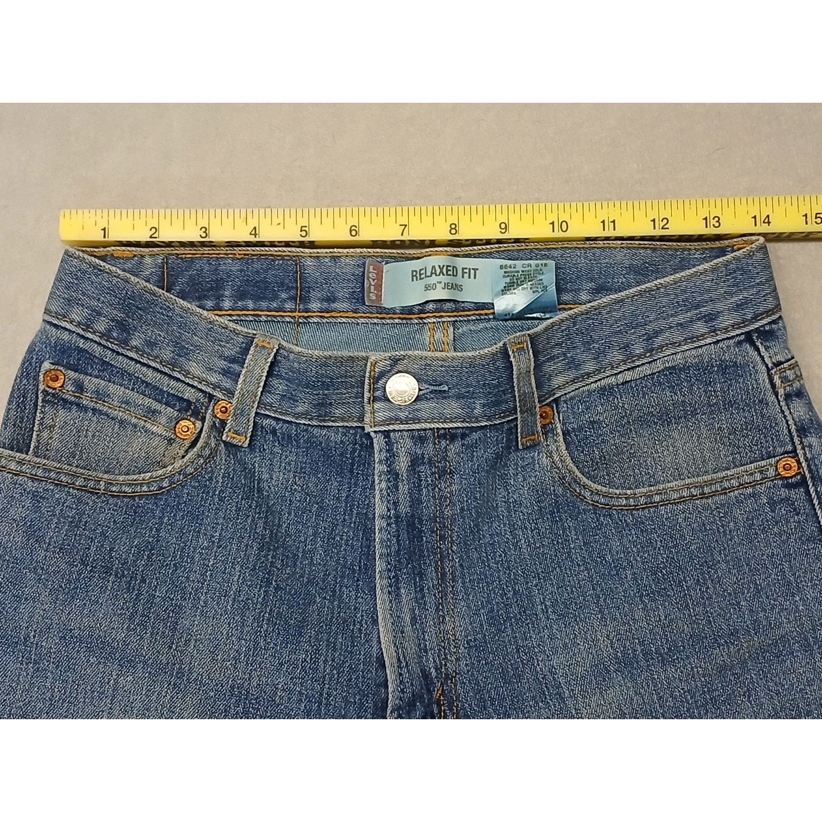 Levi's Levis (30x32) 550 Relaxed Fit Denim Jeans Size US 30 / EU 46 - 3 Thumbnail