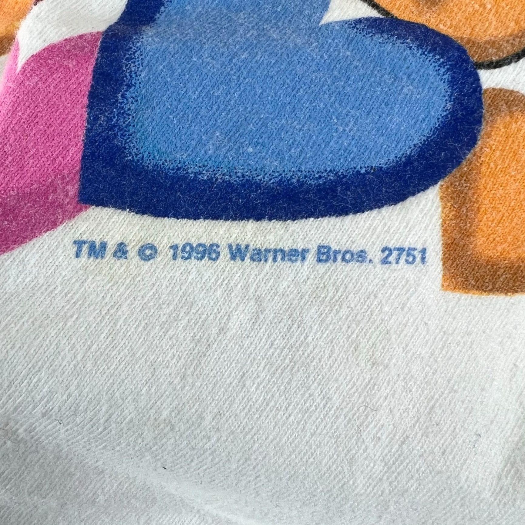 Fruit Of The Loom VINTAGE Tweety 1996 FOL Tag Mens Sweet Love Graphic White T-Shirt XL Cotton Fruit of the Loom Shirt Mens XL White Graphic Tweety 90s Love Size US XL / EU 56 / 4 - 3 Thumbnail