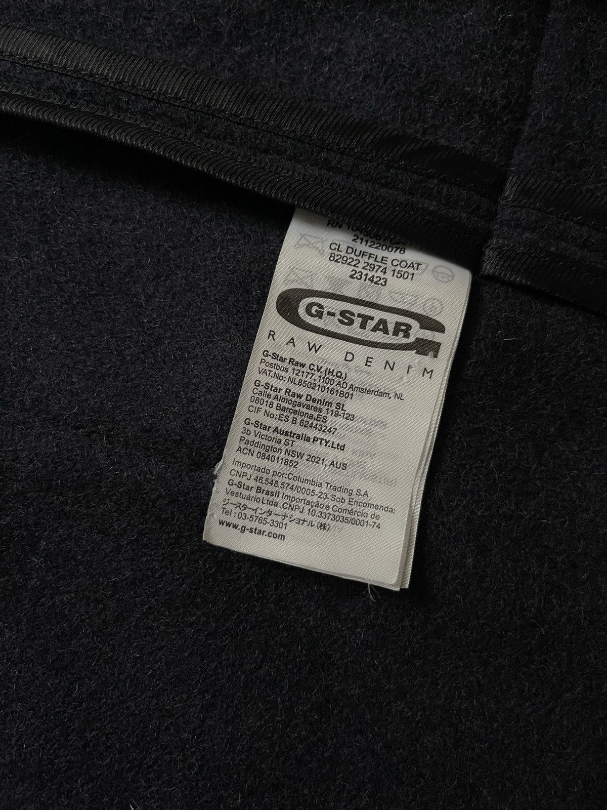 G-Star 🔥G-STAR RAW HEAVY DENIM OVERCOAT JACKET coat wool men’s Size US L / EU 52-54 / 3 - 11 Thumbnail