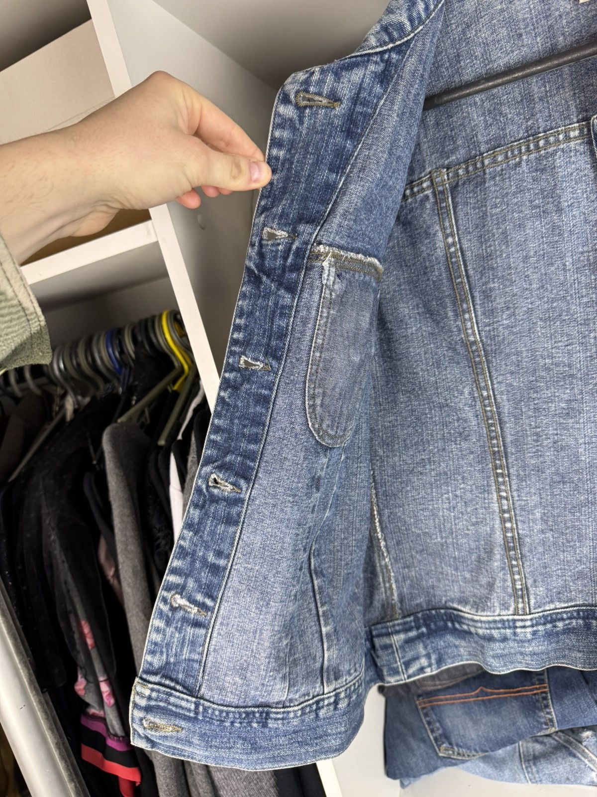 Miss Sixty Miss Sixty Vintage Denim Trucker Vest Made in Italy Y2K Size M / US 6-8 / IT 42-44 - 15 Thumbnail