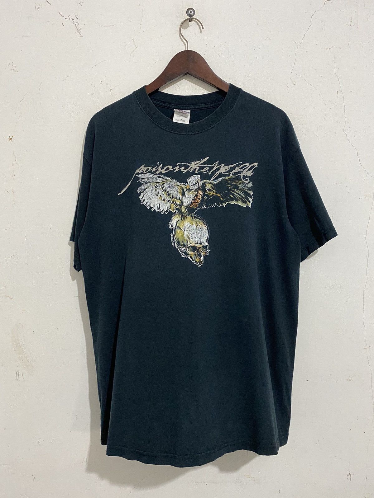 image of Band Tees x Vintage Poison The Well 2004 Tshirt in Black, Men's (Size Medium)