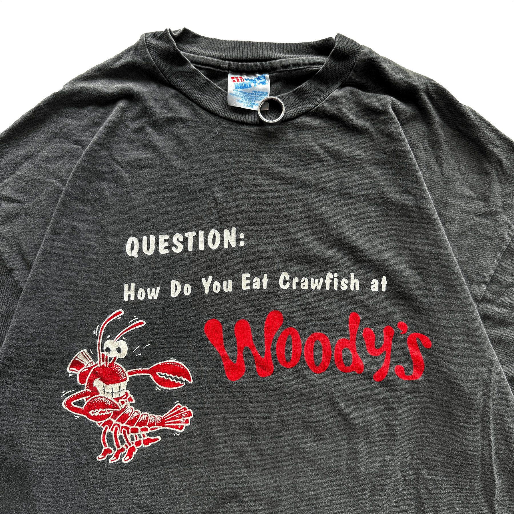 Vintage 1990s Vintage Woody's Crawfish Tee Size US XL / EU 56 / 4 - 4 Thumbnail
