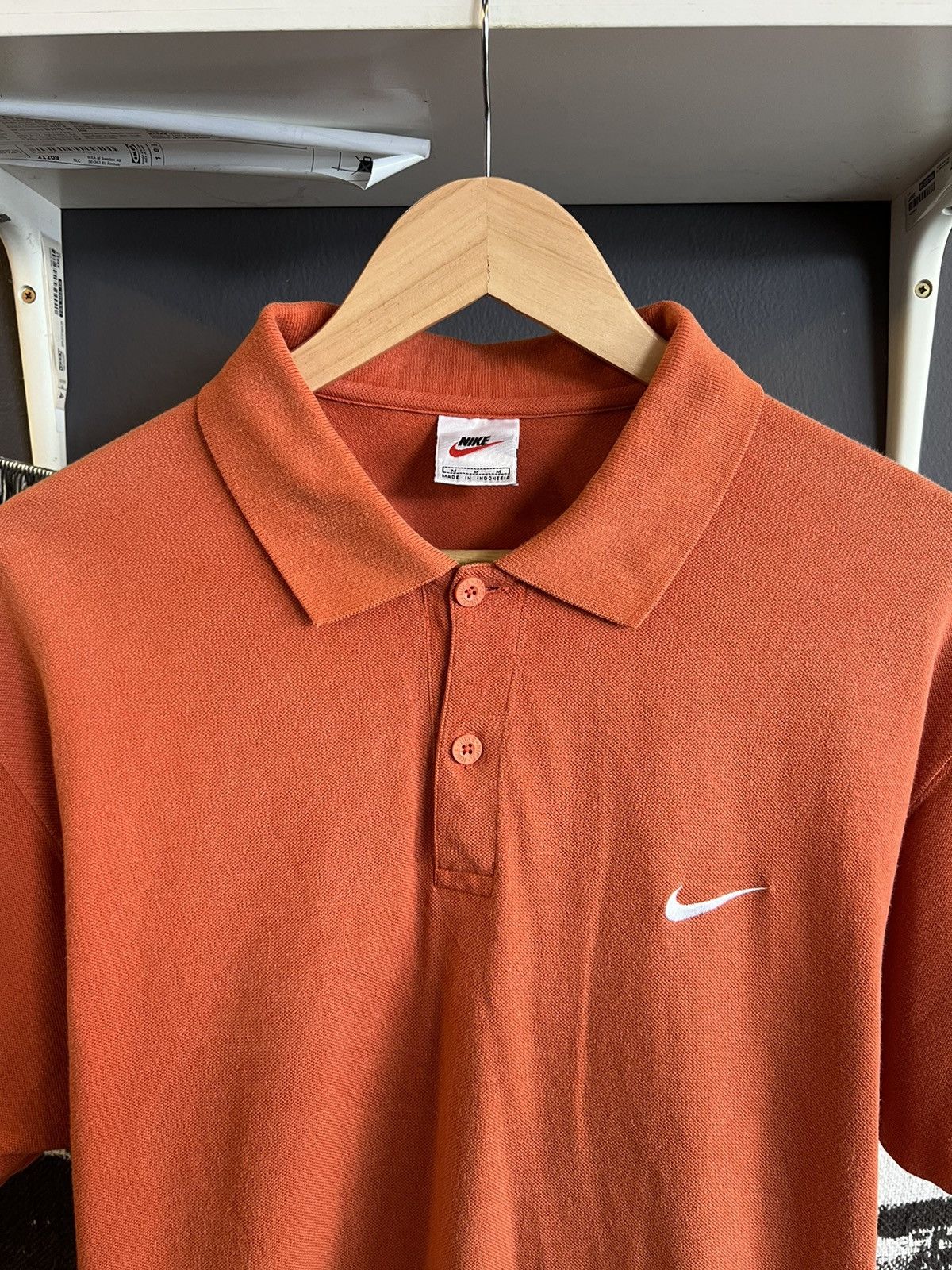 Nike × Vintage Vintage Nike Collar Tee Size US M / EU 48-50 / 2 - 2 Thumbnail
