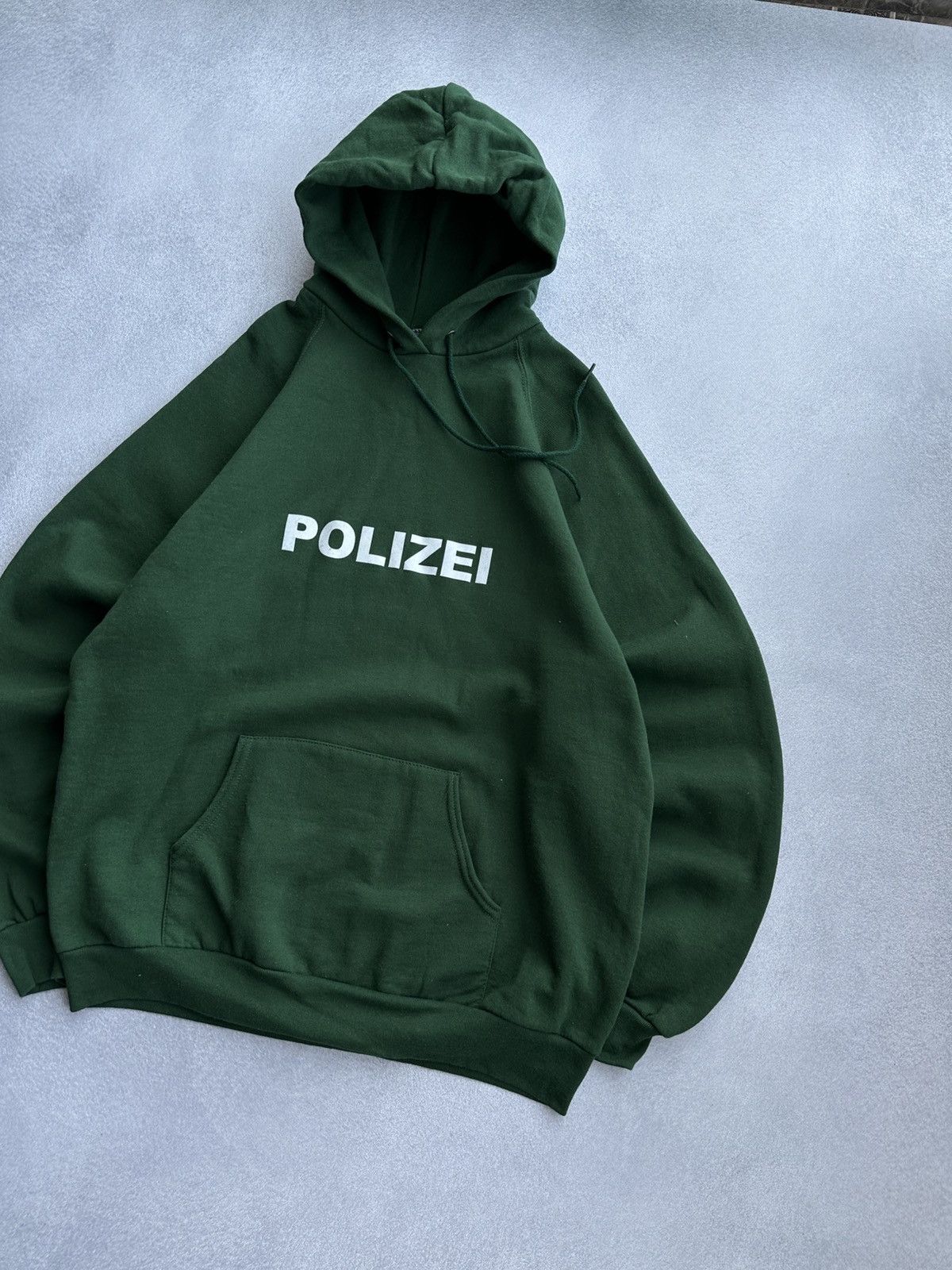 Japanese Brand Vintage Polizei 90s Kanye West Vetements Style Y2K Hoodie Size US XL / EU 56 / 4 - 3 Thumbnail