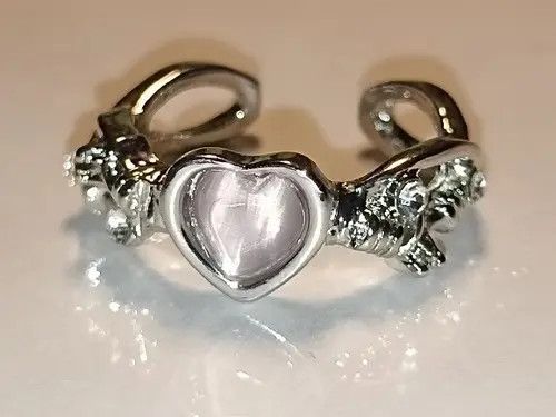 Jewelry Hirohata x Chika Love Heart Adjustable Ring Size ONE SIZE - 4 Thumbnail