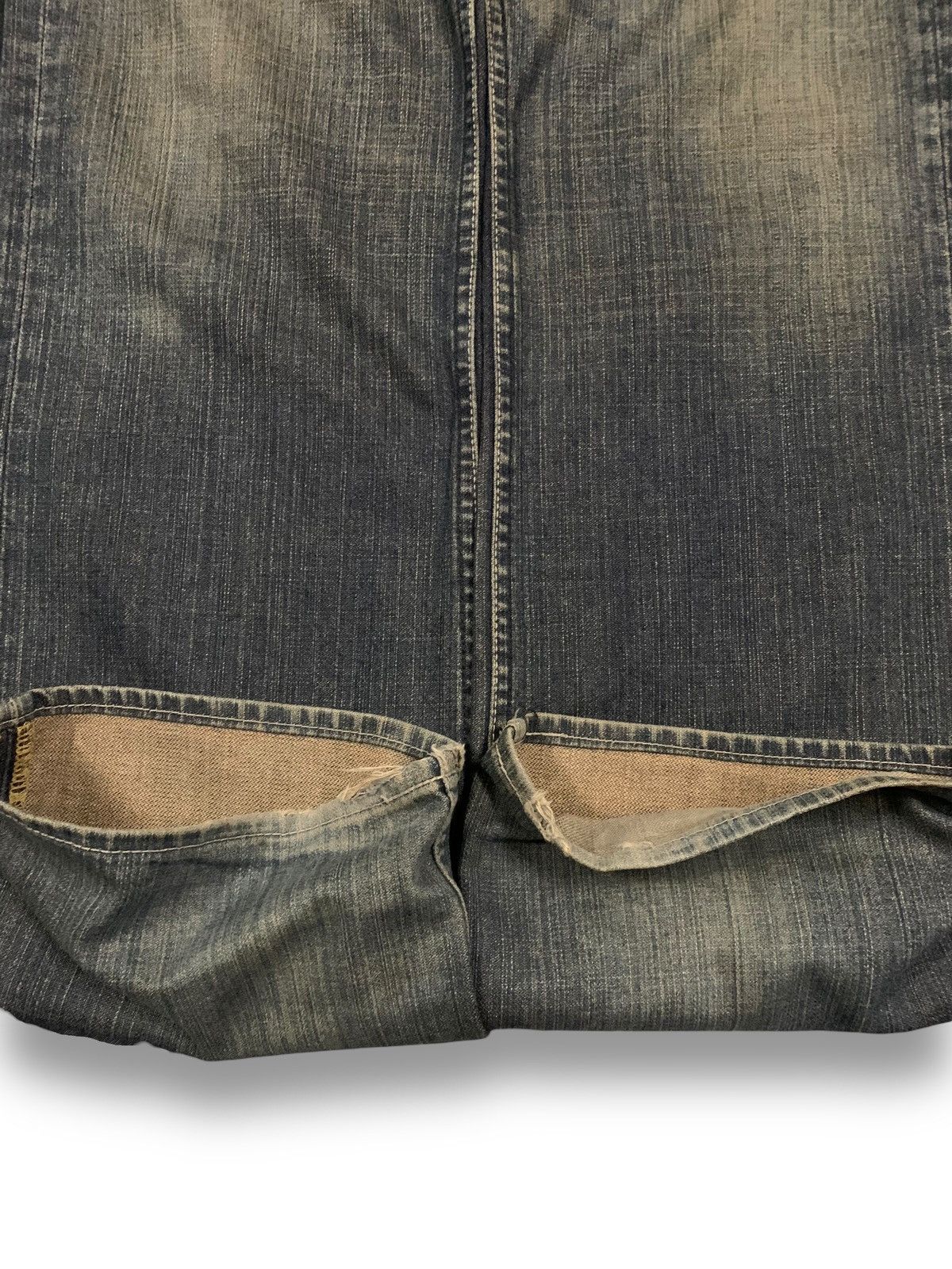 Japanese Brand Vintage Bobson Mud Wash Baggy Distressed Grunge Jeans Size US 32 / EU 48 - 8 Thumbnail