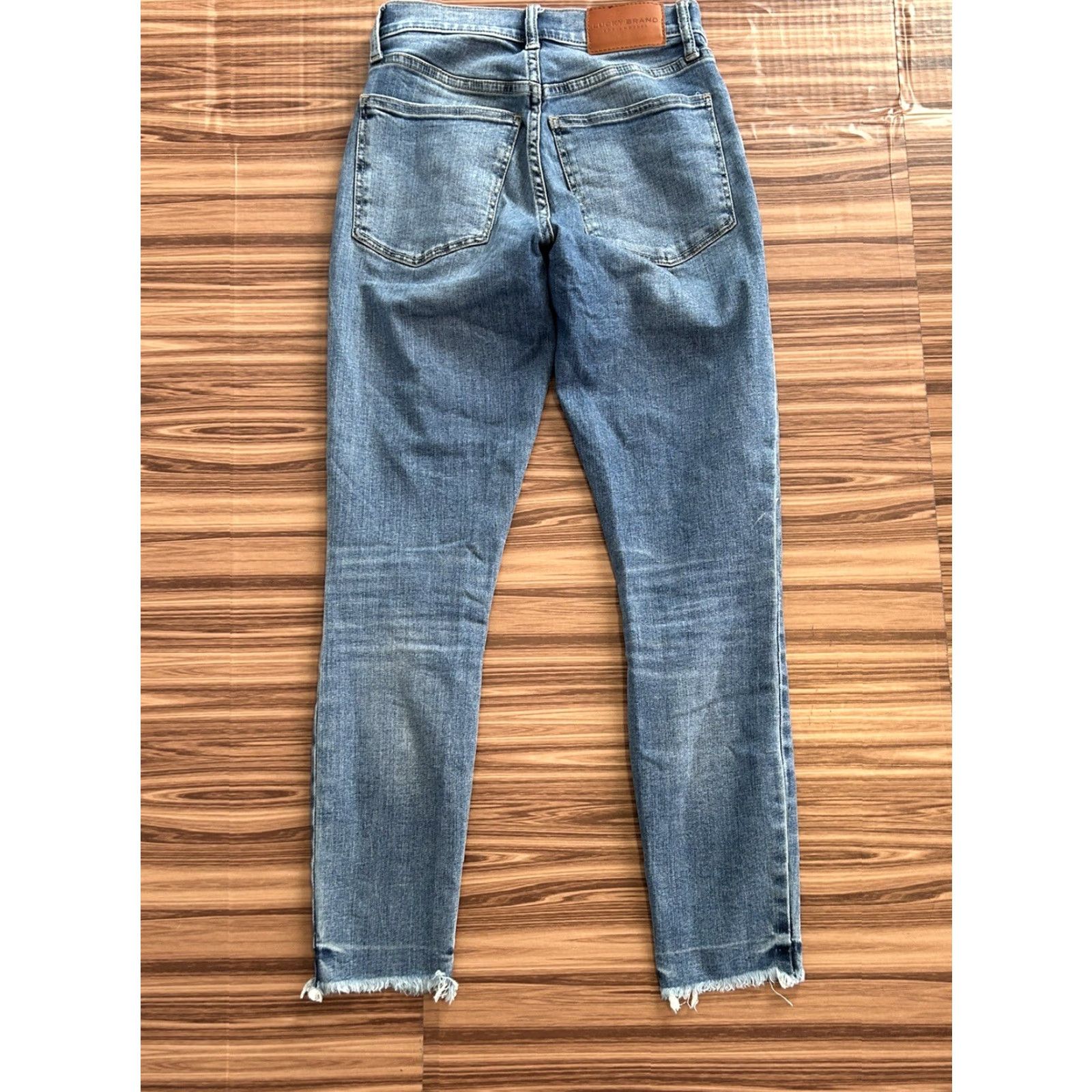 Lucky Brand Lucky Brand Women's Bridgette Jeans High Rise Skinny Size 2/26 Ankle Blue Denim Slim Fitted Womens Size 26" / US 2 / IT 38 - 2 Thumbnail