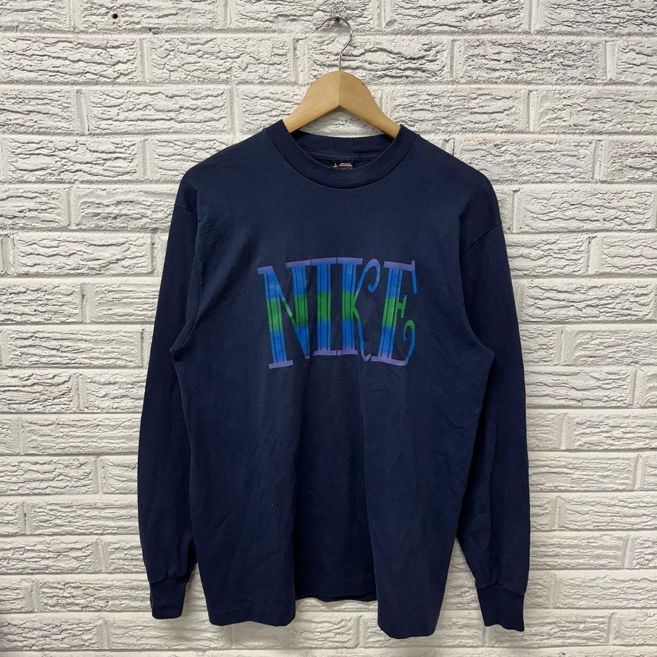 Nike Vintage 80s Nike Rep Boot Long Sleeve Shirt Large Size US L / EU 52-54 / 3 - 2 Thumbnail