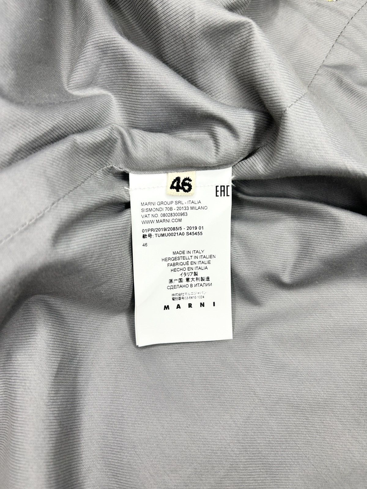 Marni S/S 19 Lightweight Oversized Coat Size US S / EU 44-46 / 1 - 15 Thumbnail