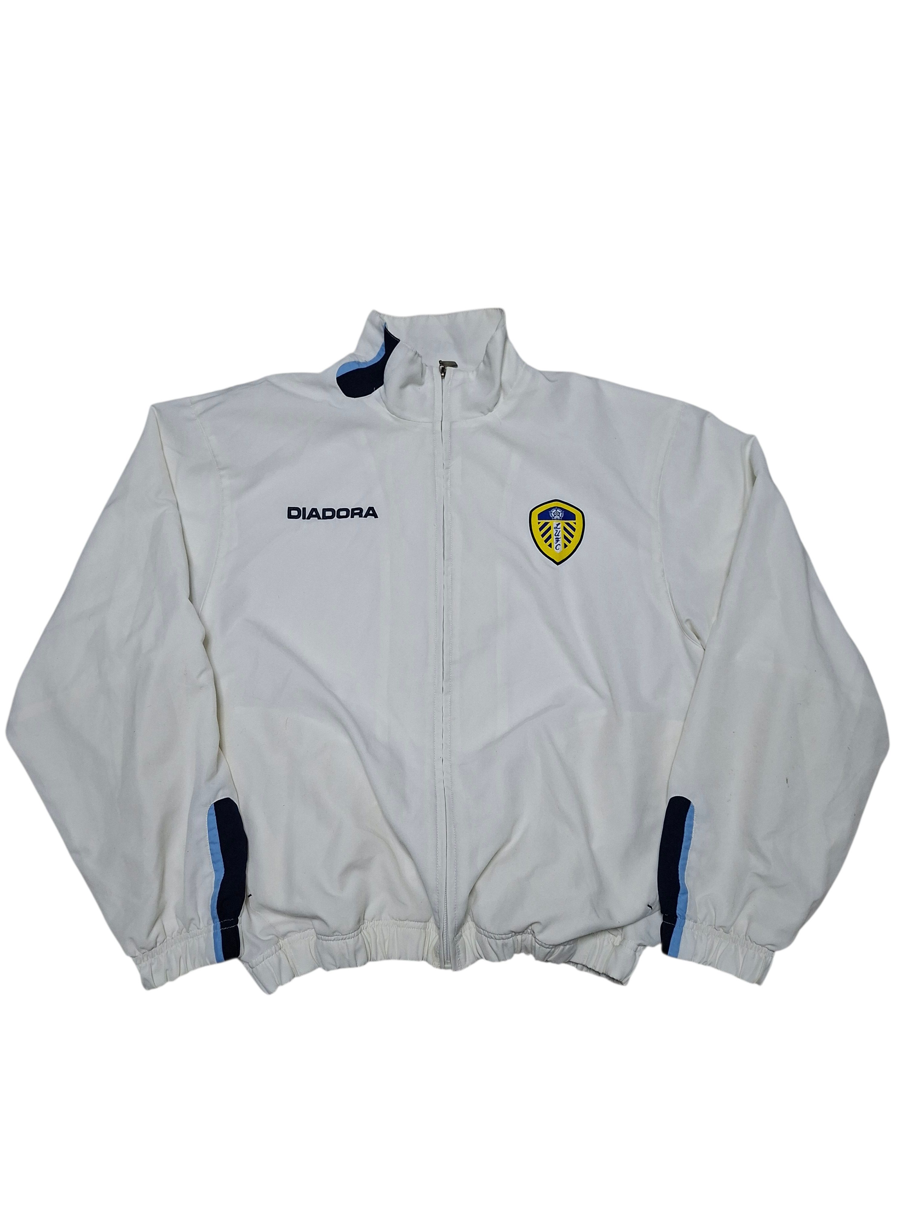 Diadora LEEDS UNITED DIADORA VINTAGE 2004/2005 NYLON TRACK JACKET Size US L / EU 52-54 / 3 - 1 Thumbnail