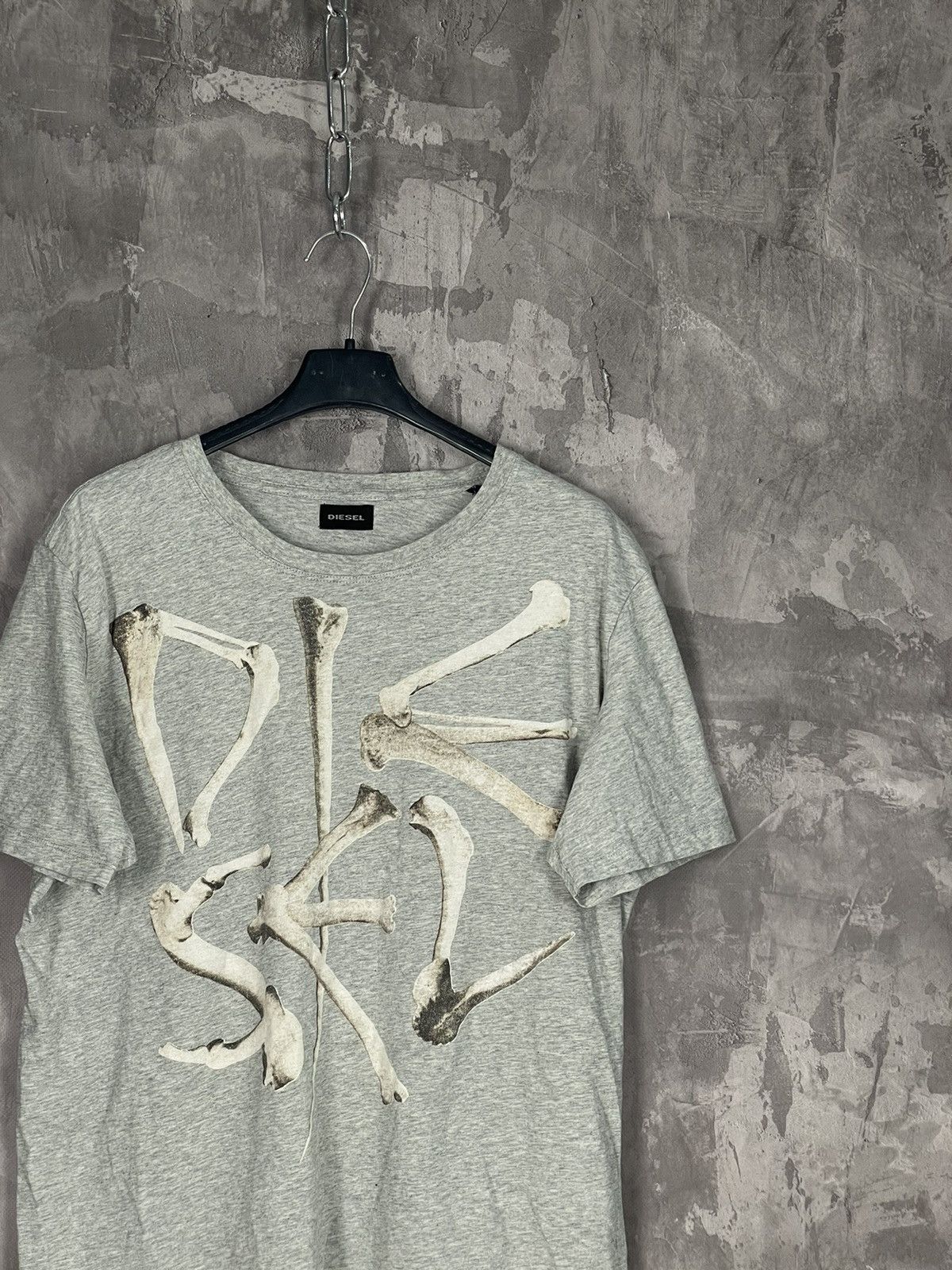Diesel Diesel Avant Garde Y2K Vintage Japanese Logo T shirt Size US XL / EU 56 / 4 - 4 Thumbnail
