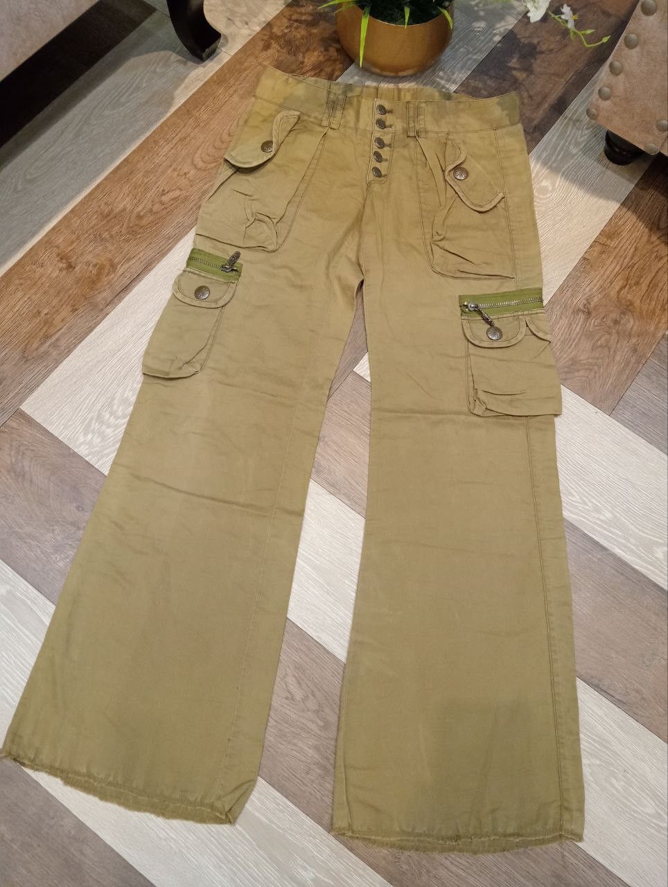 Japanese Brand JAPANESE SLY MULTIPOCKET WIDE LEG PANTS Size US 32 / EU 48 - 3 Thumbnail