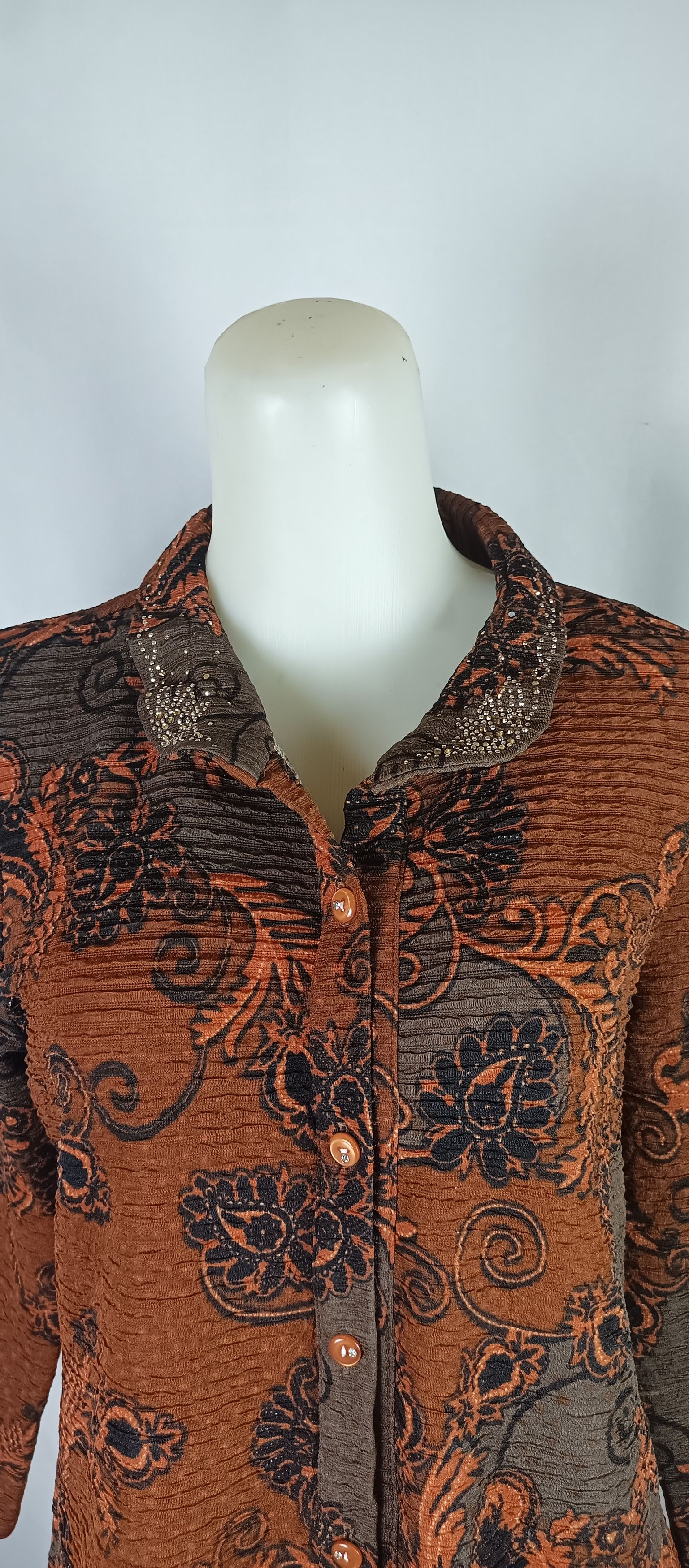 Designer × Japanese Brand × Vintage SSAMZIE Ladies Undefined Pleates Blouses Style Issey Size L / US 10 / IT 46 - 11 Thumbnail