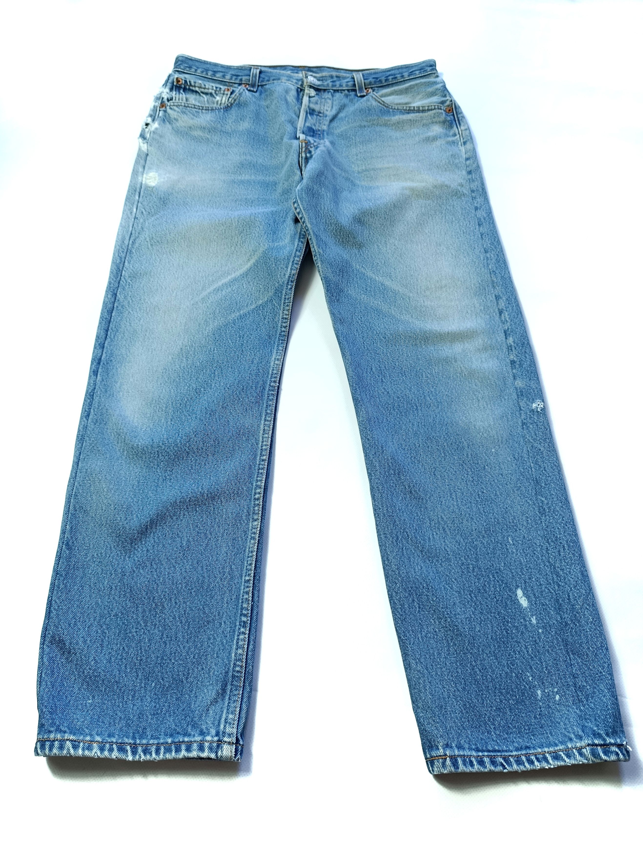 Levi's Vintage Clothing Vintage Levis 501xx Mexico Distressed Denim Pants Size US 32 / EU 48 - 4 Thumbnail