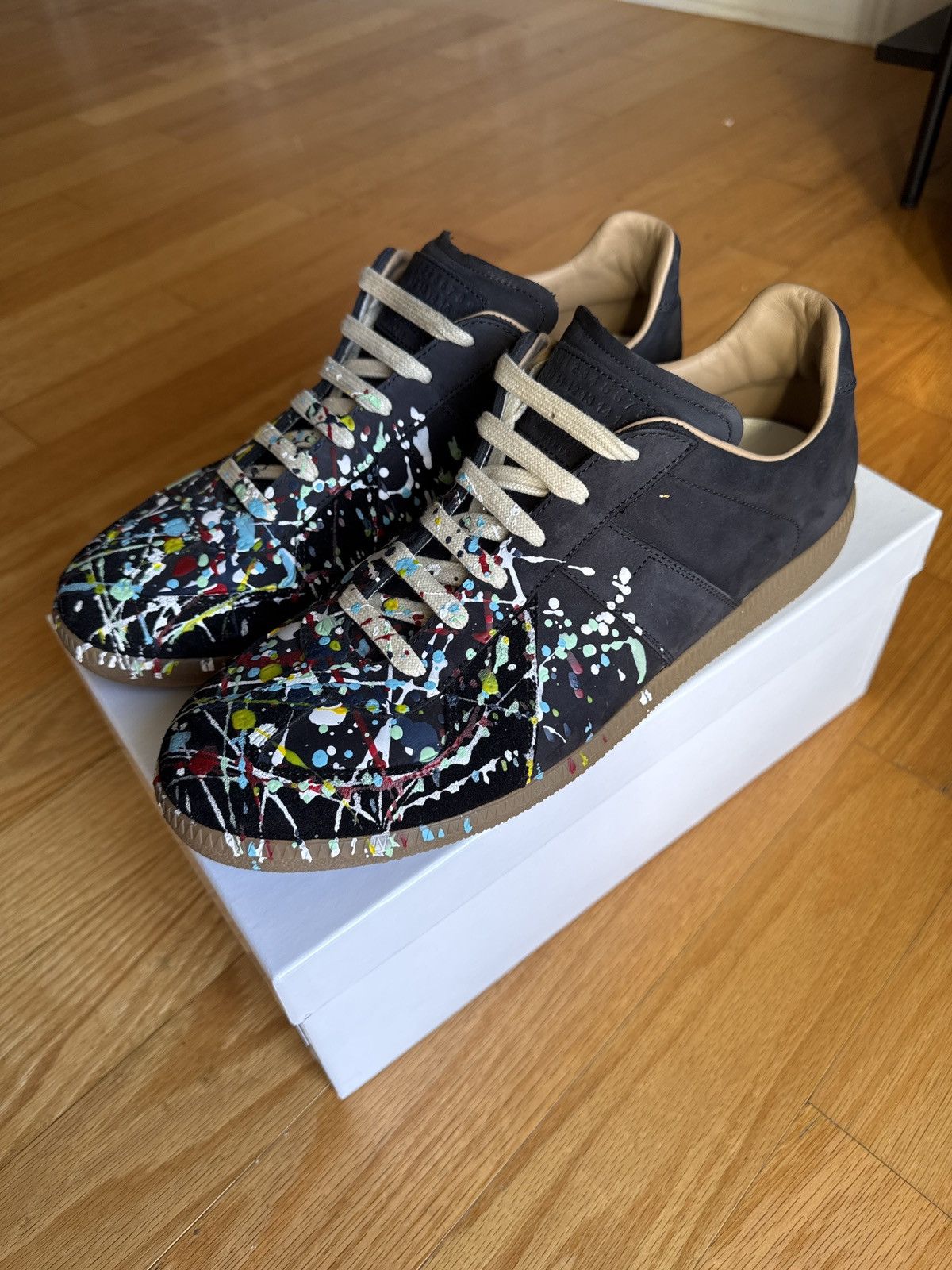 Maison Margiela MAISON MARGIELA 'REPLICA' Paint Splatter GATS | Grailed