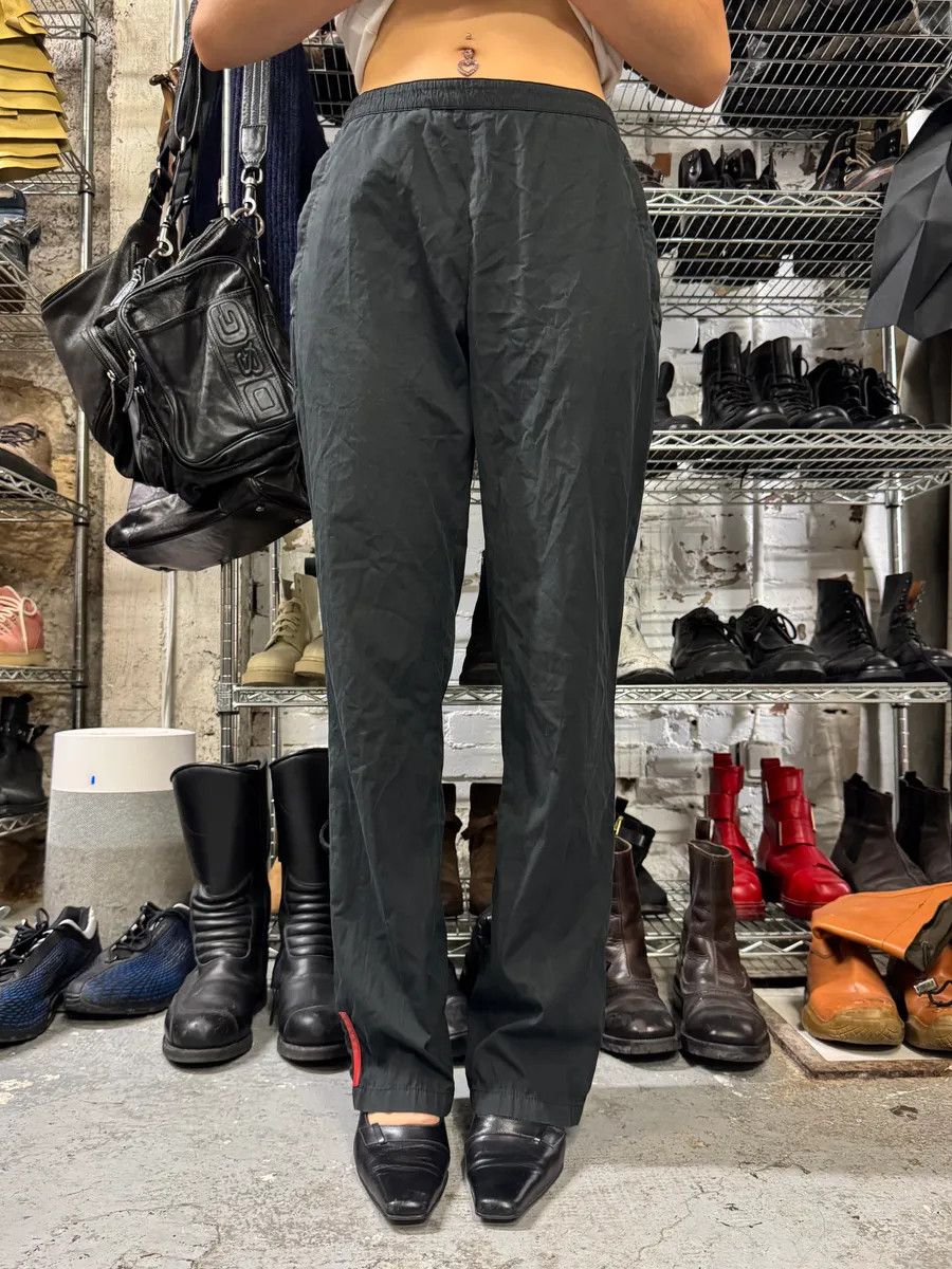 Prada × Vintage 2000s Prada Black Tactical Linea Rossa Sport Pants Size 27" / US 4 / IT 40 - 2 Thumbnail