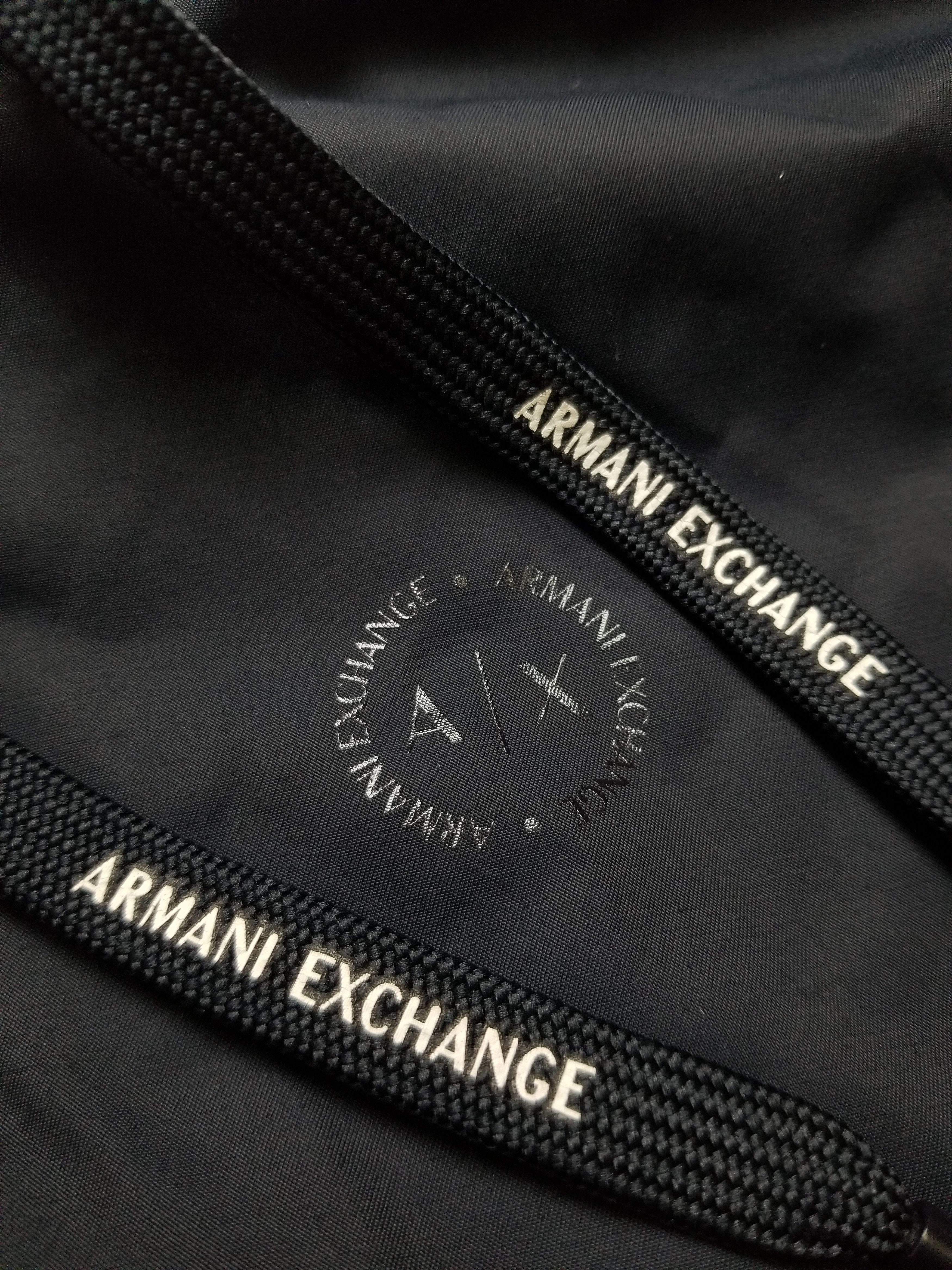 Armani Exchange Armani Exchange Hood Hoodie Zip Up Rain Jacket Coat Navy Size US XXL / EU 58 / 5 - 14 Thumbnail