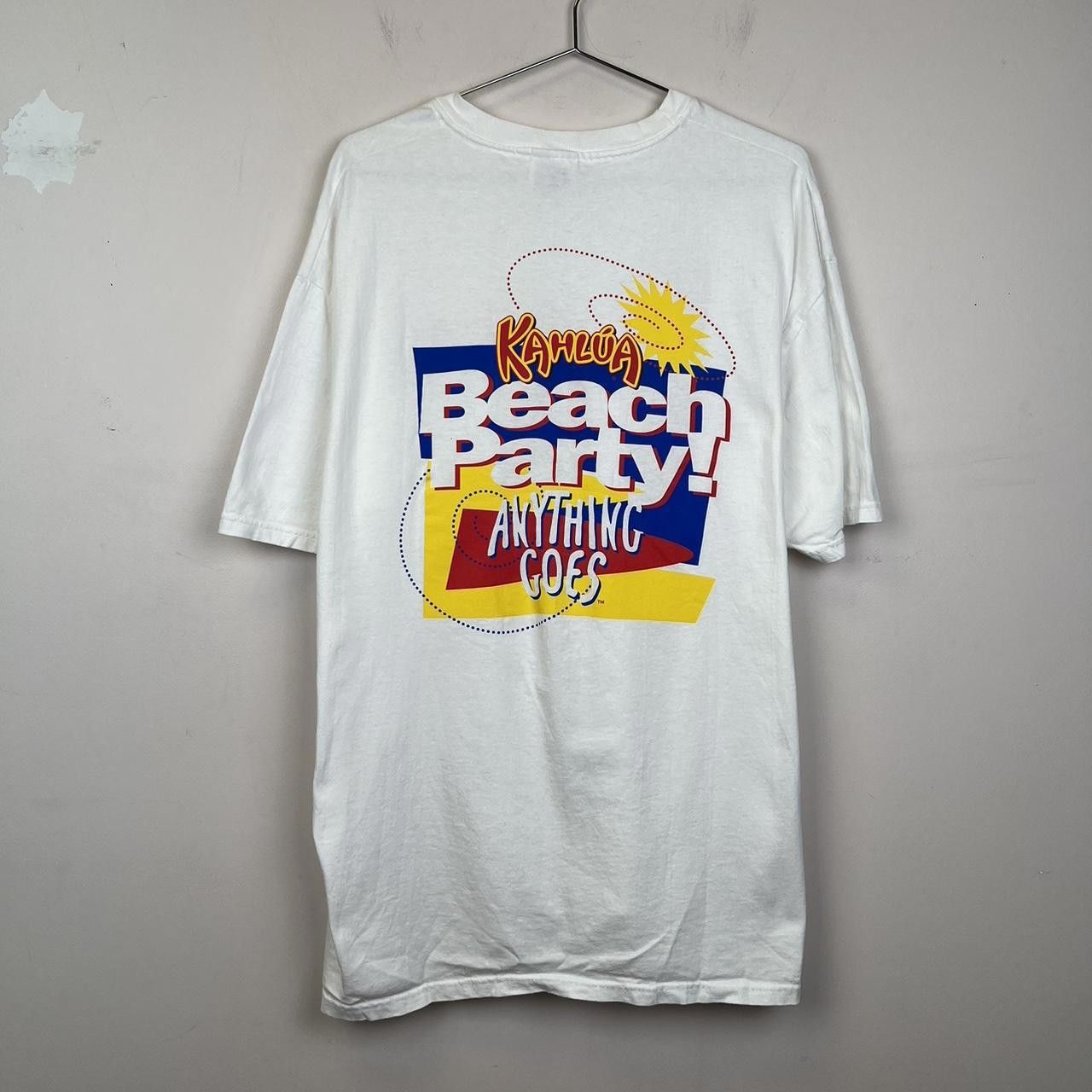 Hanes Kahlúa Beach Party Vintage T-Shirt 90s Hanes XL Size US XL / EU 56 / 4 - 1 Thumbnail