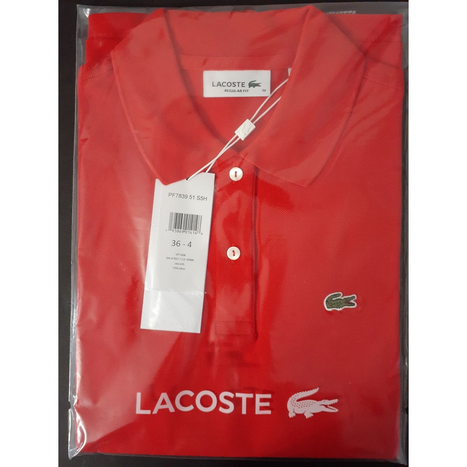 Lacoste Lacoste Women's Classic Fit Petit Piqu Polo, Corrida, 4 Size S / US 4 / IT 40 - 2 Thumbnail