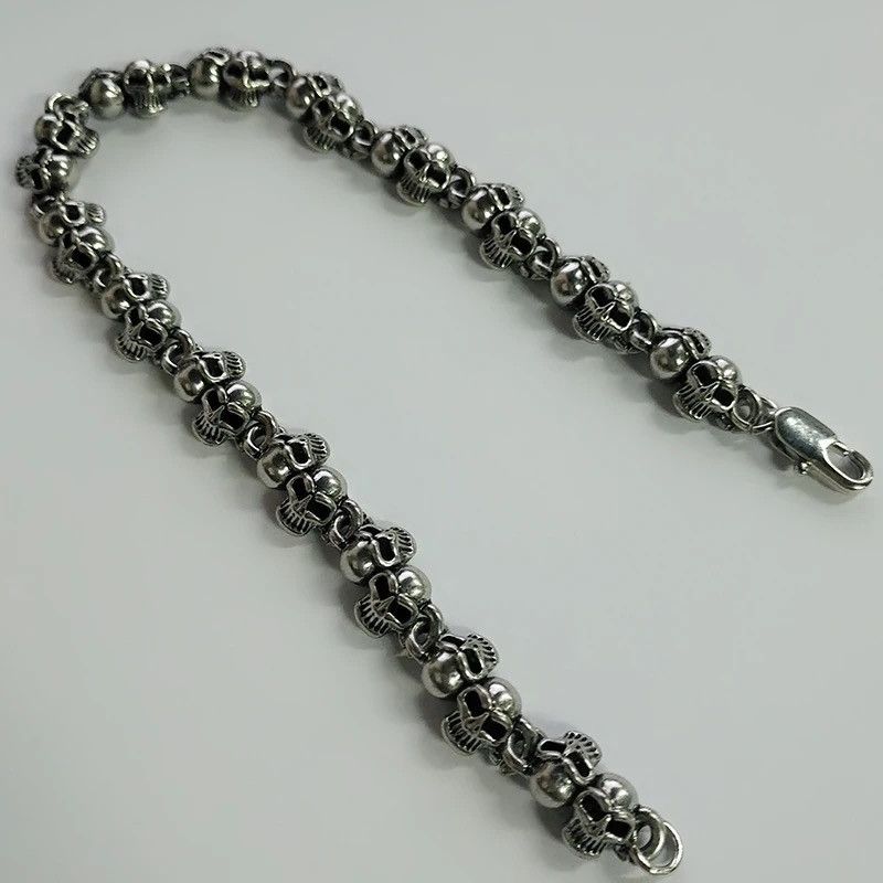 Jewelry Skull Punk Rock Bracelets Size ONE SIZE - 2 Thumbnail