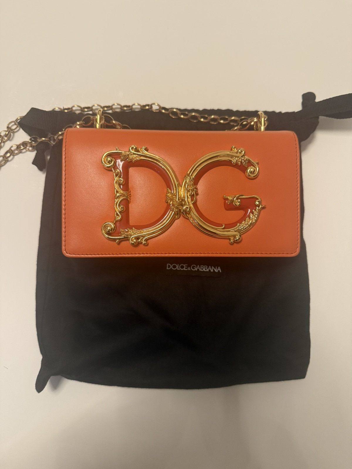 Dolce & Gabbana D&G Girls Leather Shoulder Bag Size ONE SIZE - 1 Thumbnail