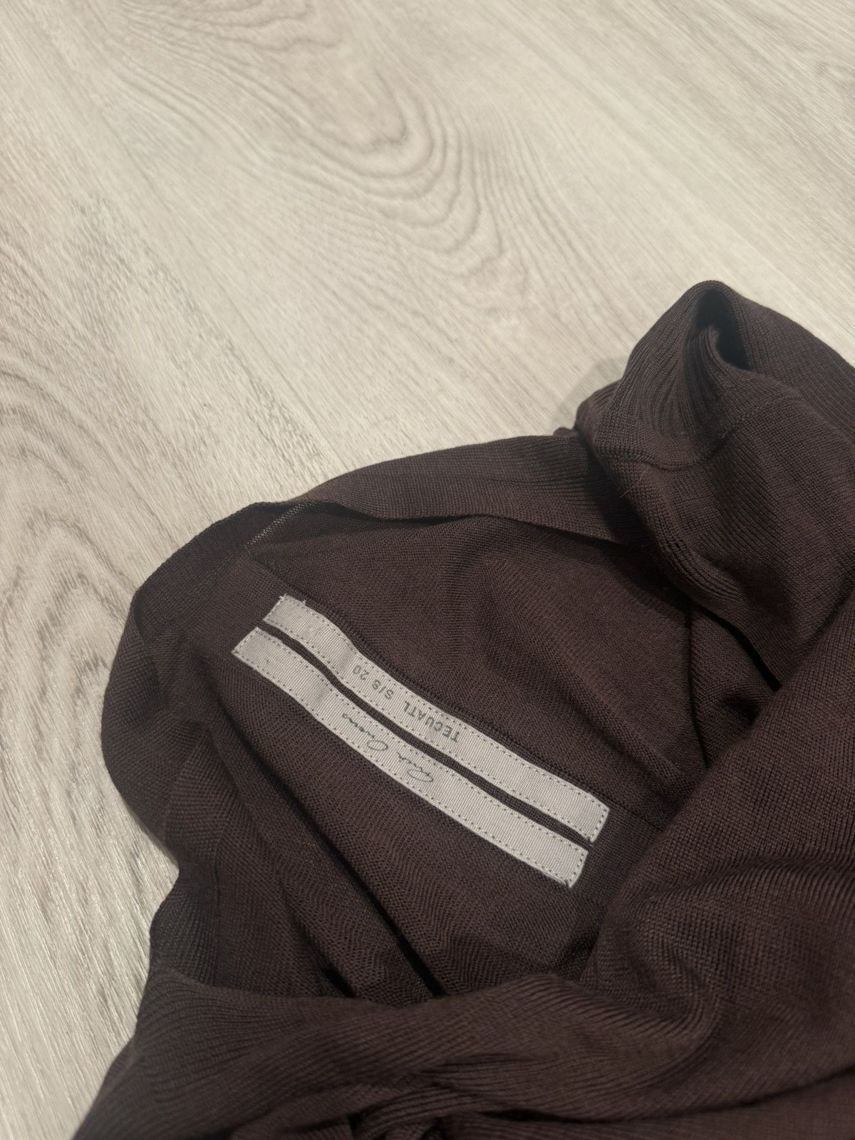 Rick Owens s/s 2020 wool draped sweater!! Size US S / EU 44-46 / 1 - 6 Thumbnail