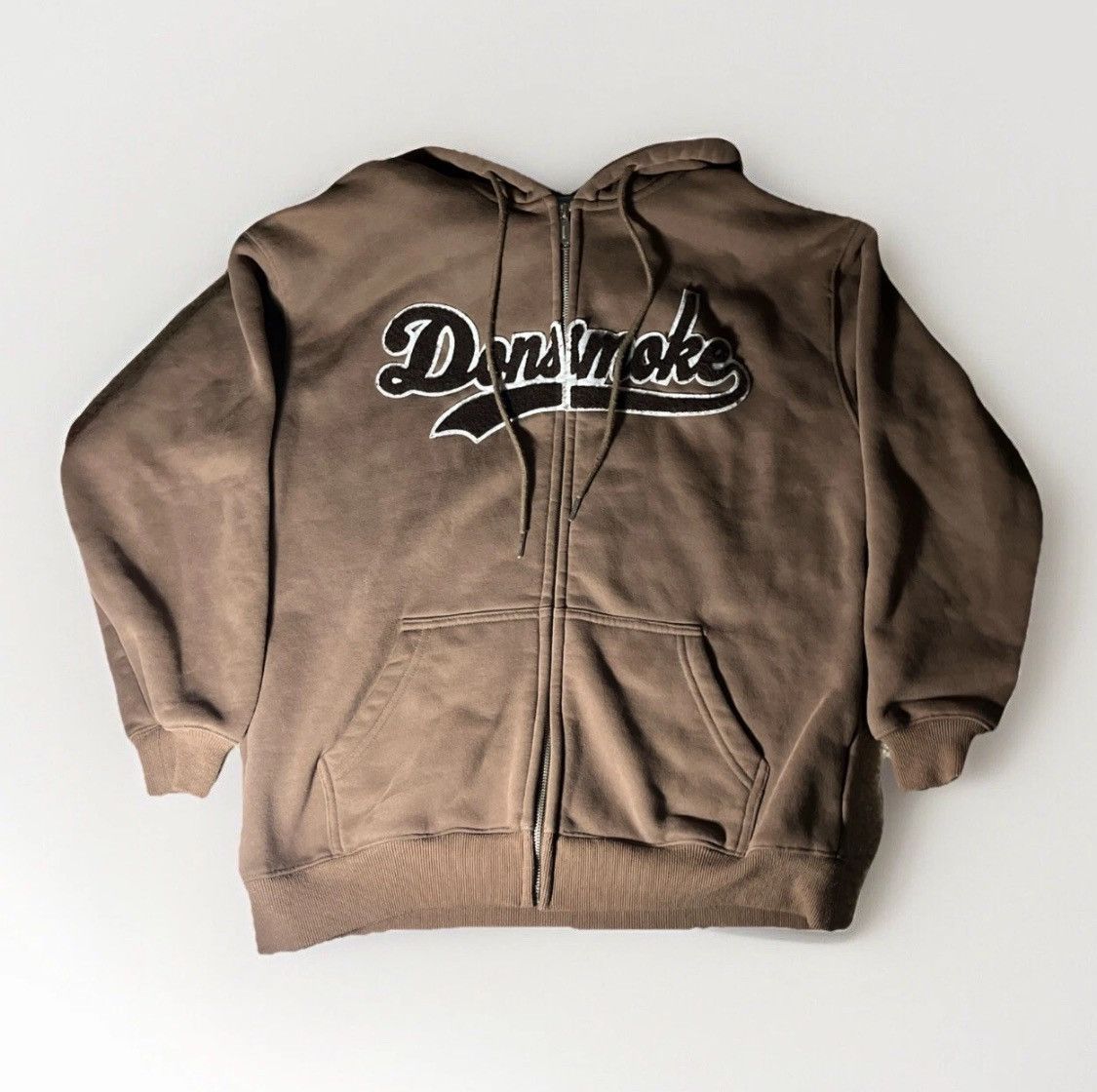 Other Donsmoke Brown College Logo Drawstring Hoodie Size S Size US S / EU 44-46 / 1 - 2 Thumbnail