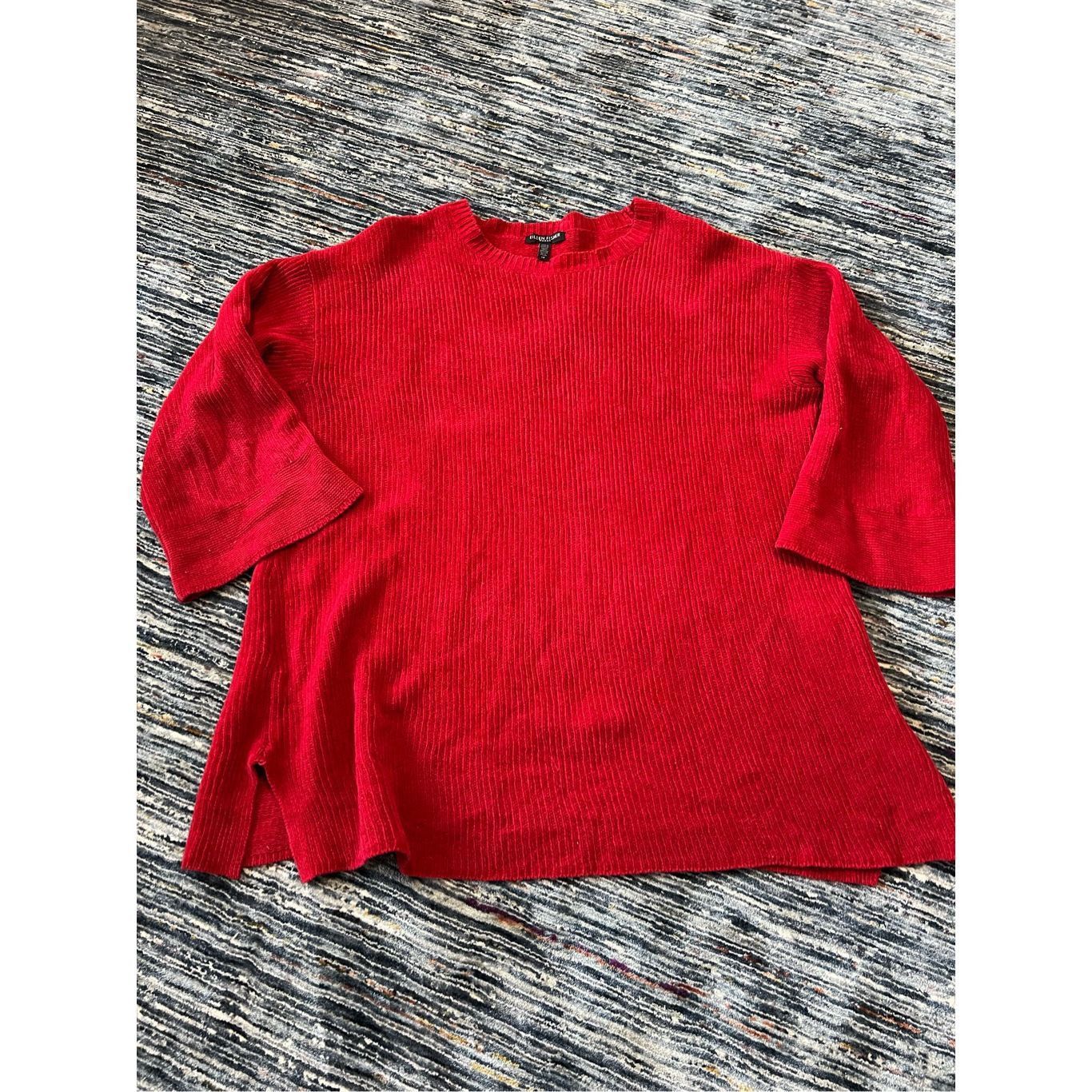 Eileen Fisher Eileen Fisher Red Pullover Sweater Flare Sleeve Womens plus Size XXL / US 16-18 / IT 52-54 - 7 Thumbnail