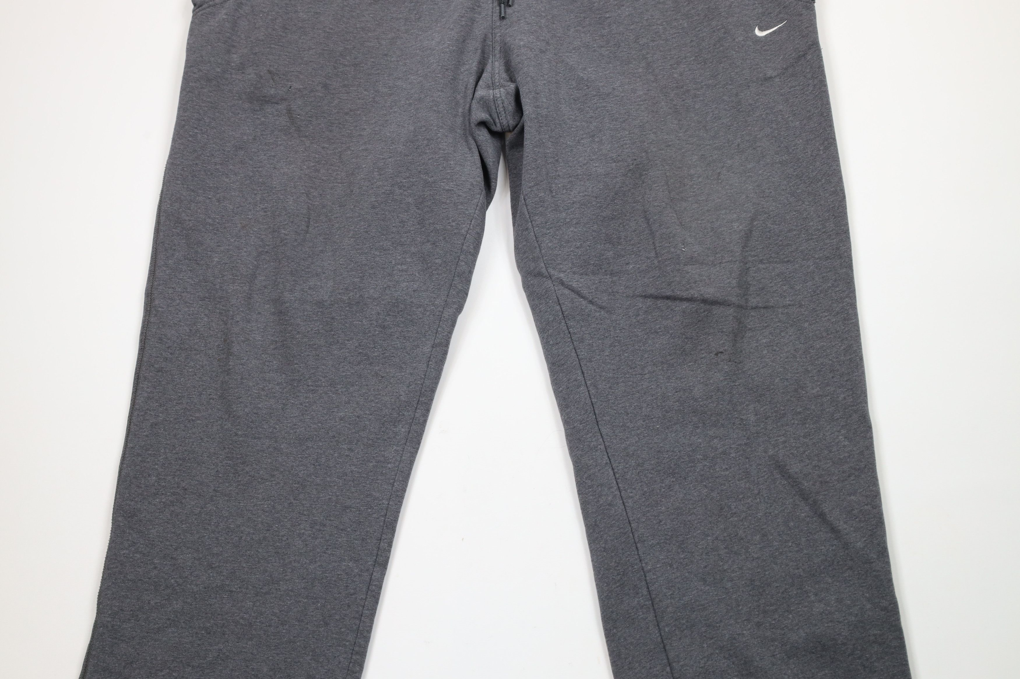 Nike × Vintage Vintage Nike Travis Scott Mini Swoosh Wide Leg Sweatpants Size US 40 / EU 56 - 3 Thumbnail