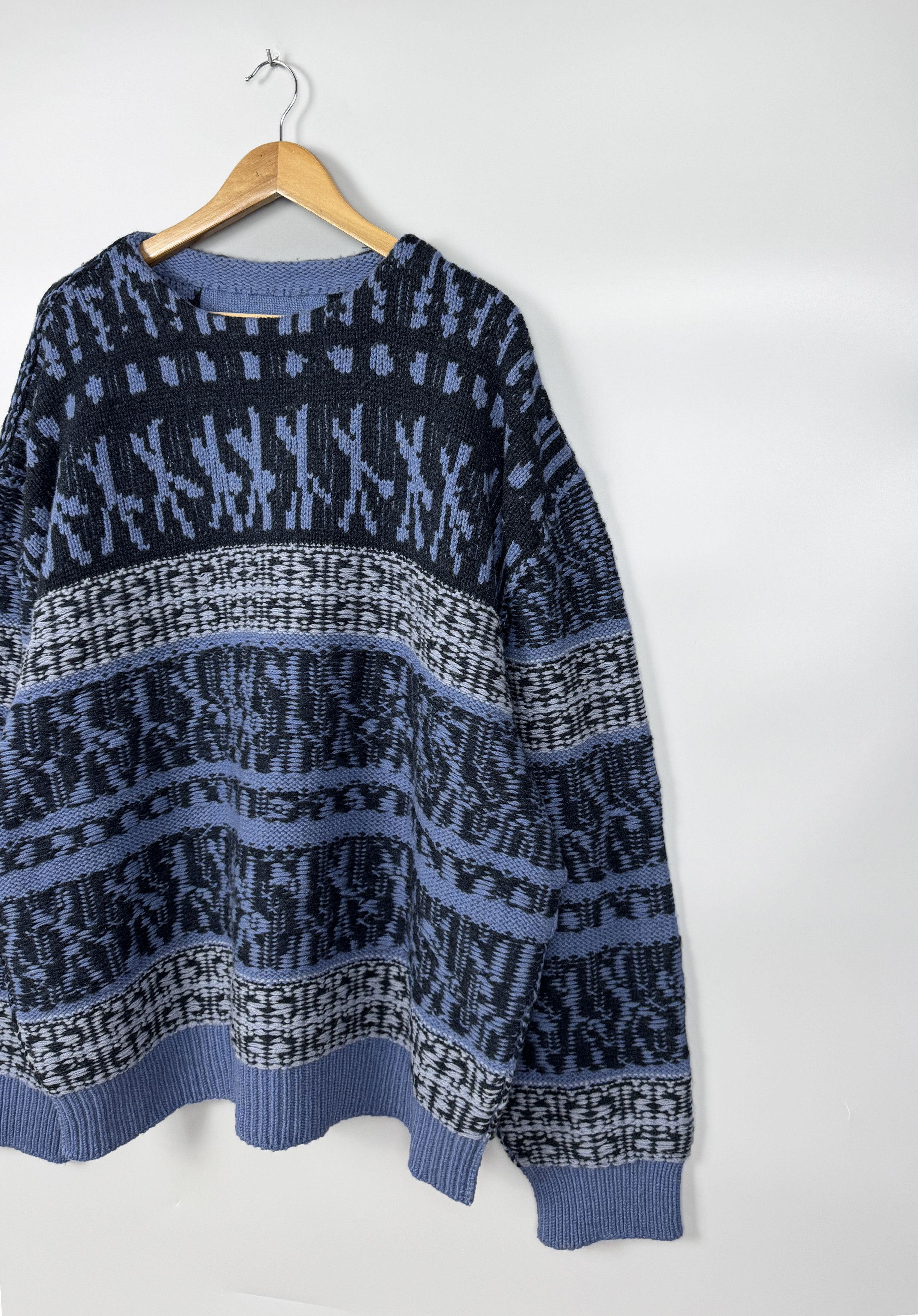 Givenchy NEW RRP 1700$ SS22 Givenchy Patterned Crewneck Wool Sweater Size US XXL / EU 58 / 5 - 6 Thumbnail