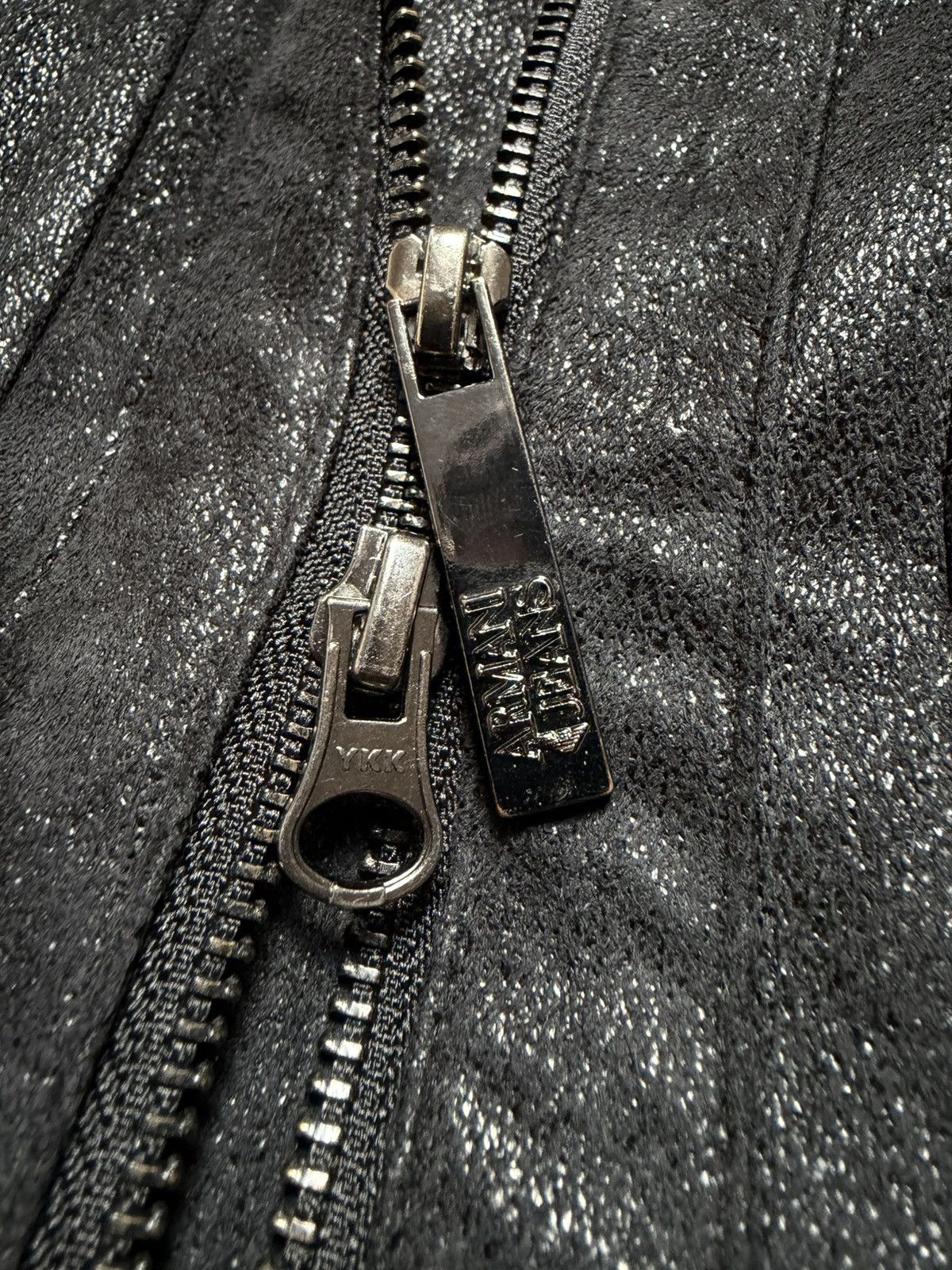 Giorgio Armani Rare! Rick Owens Style Faux Fur Short Jacket Y2K Opium Size M / US 6-8 / IT 42-44 - 8 Thumbnail