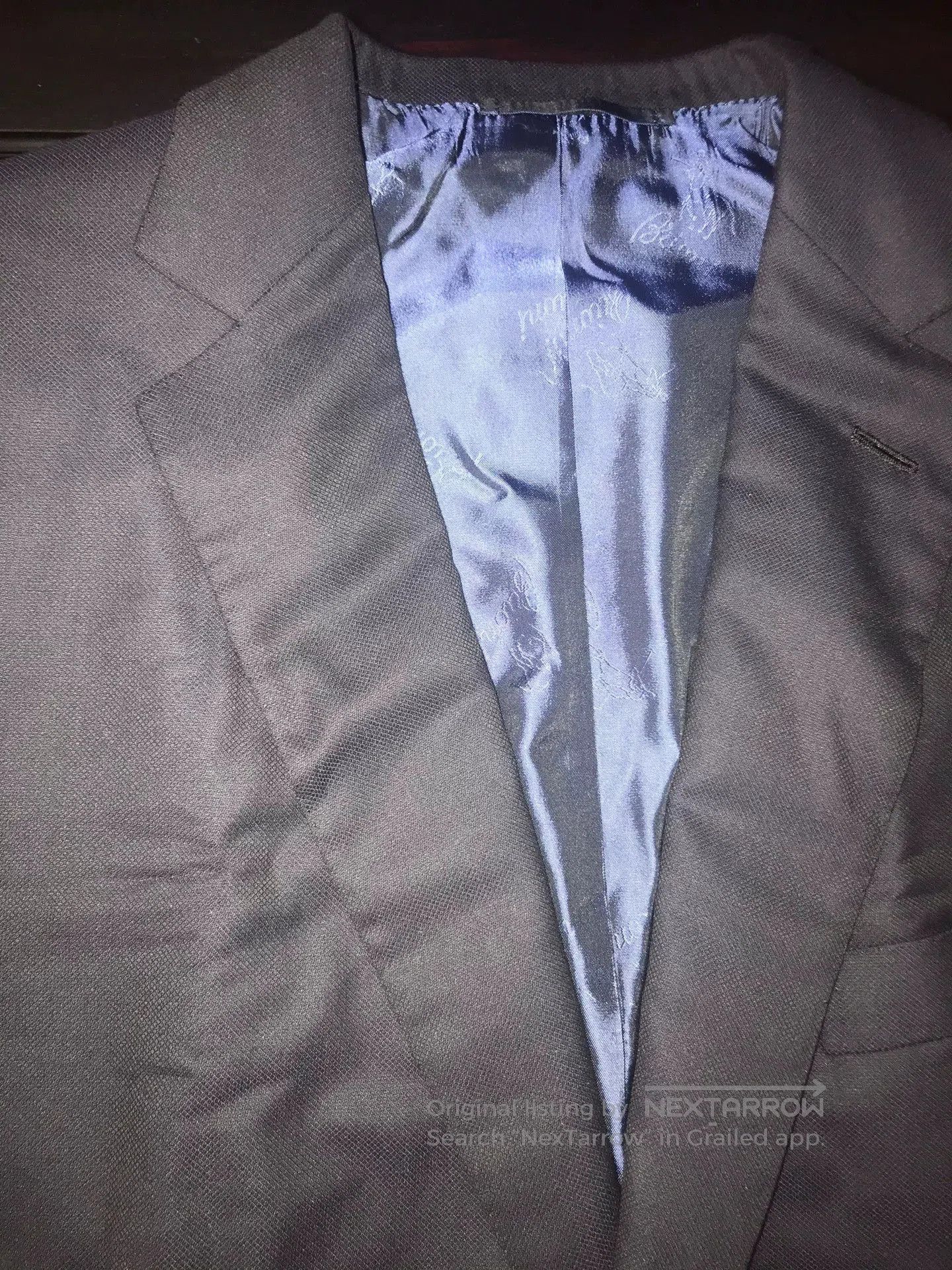 Brioni handmade brioni suit in deep blue wool. Size US L / EU 52-54 / 3 - 3 Thumbnail