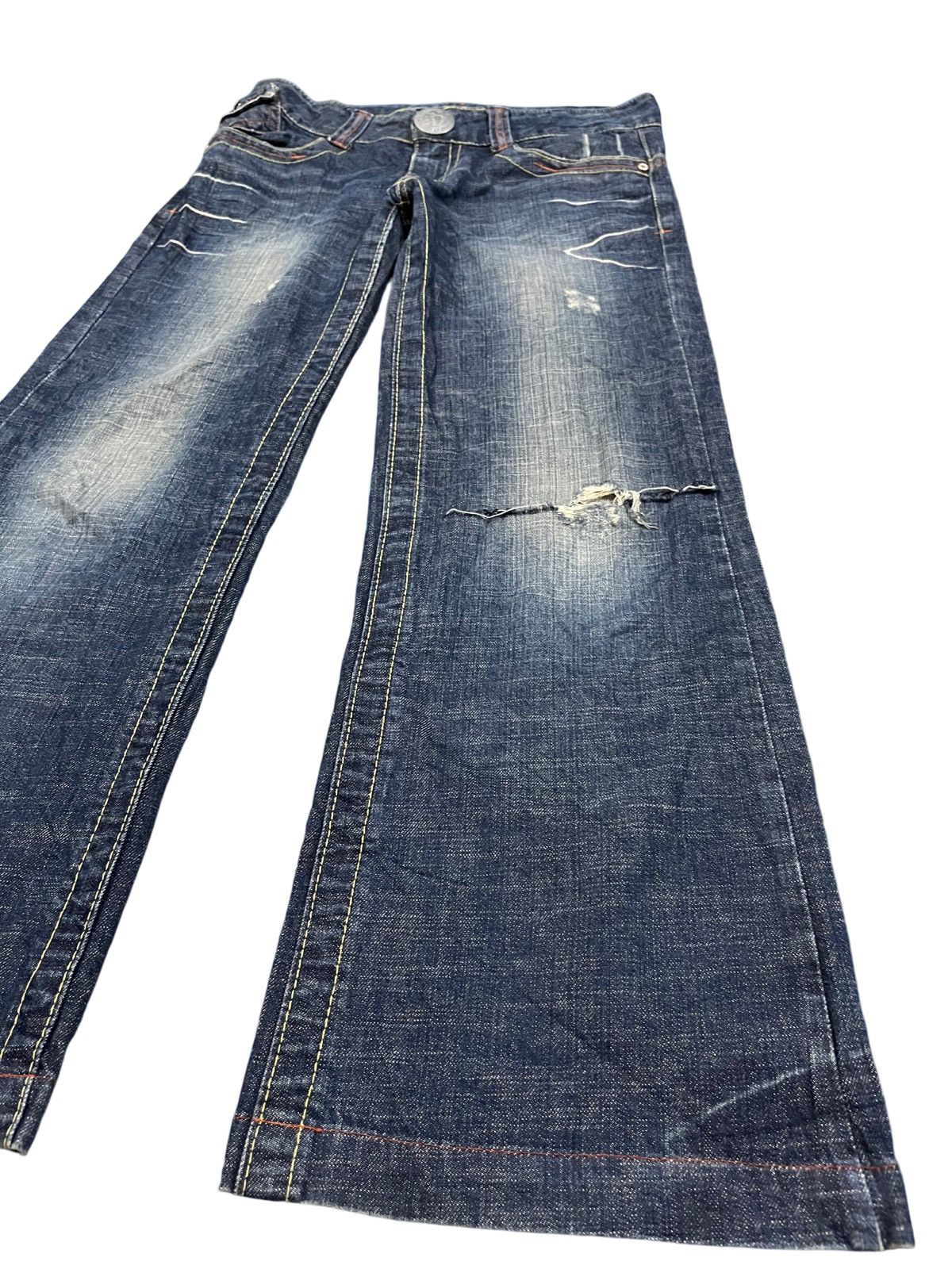 Ed Hardy Vintage Red Pepper Bell Bottom Flare Denim Size US 32 / EU 48 - 2 Thumbnail