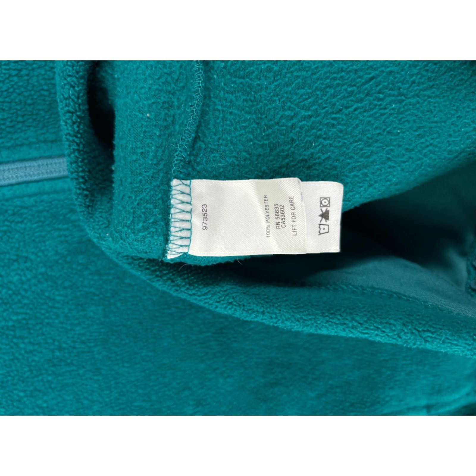 Vintage Cabela's Jacket Womens Small Teal Fleece Mock Neck Cozy Pockets Polyester Size S / US 4 / IT 40 - 4 Thumbnail