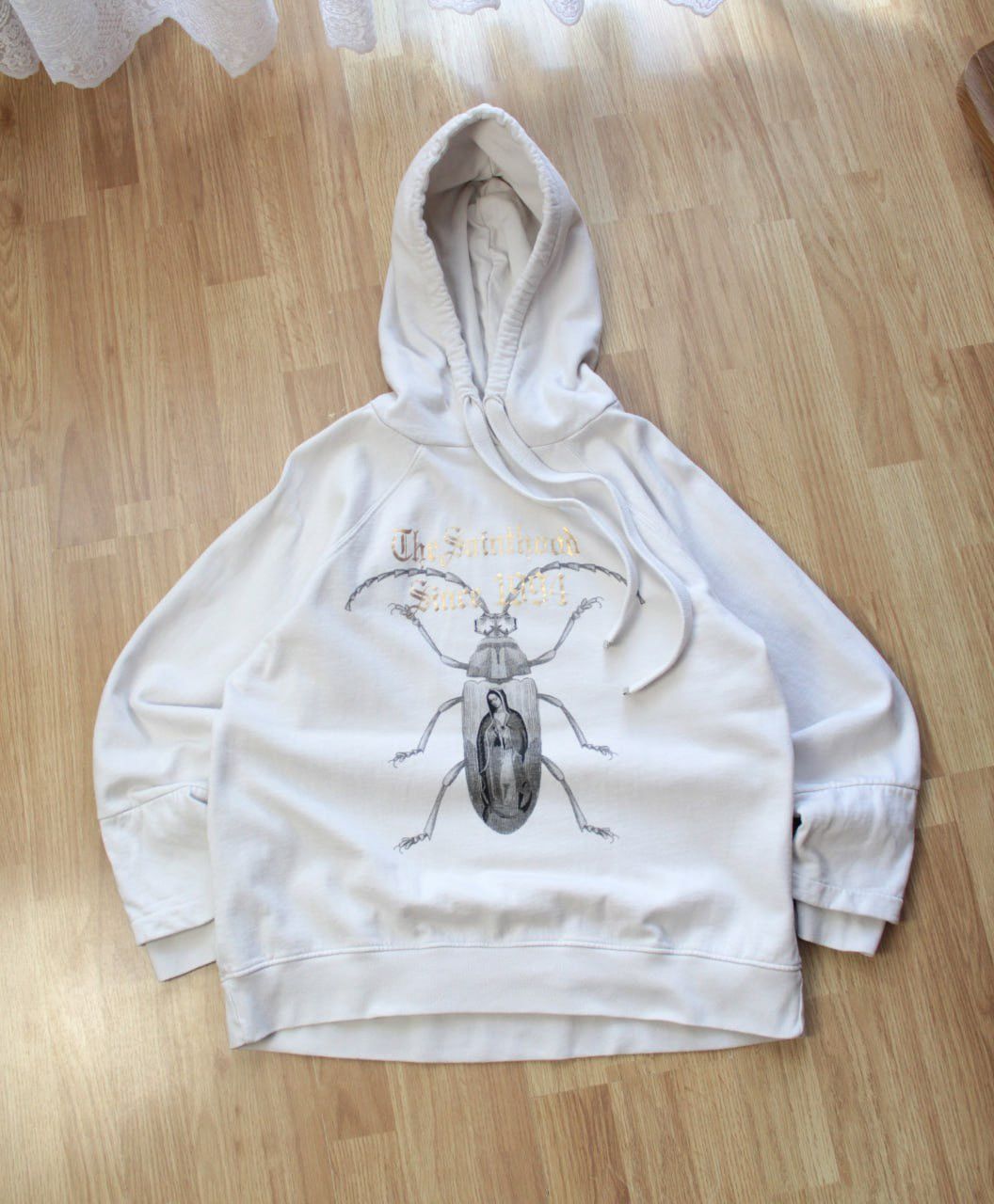 Allsaints 🔥 Allsaints Chasma Lucia Graphic Logo Hoodie Sweatshirt Y2K Size S / US 4 / IT 40 - 1 Thumbnail