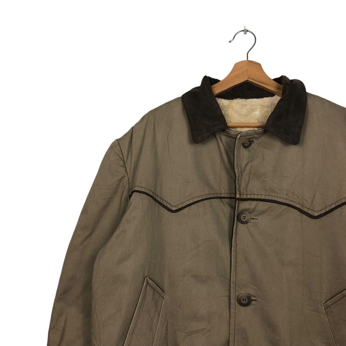 45rpm 🔥VINTAGE BIKER JACKET SHEARLING BLANKET HARUYUKI OHIA Size US M / EU 48-50 / 2 - 9 Thumbnail