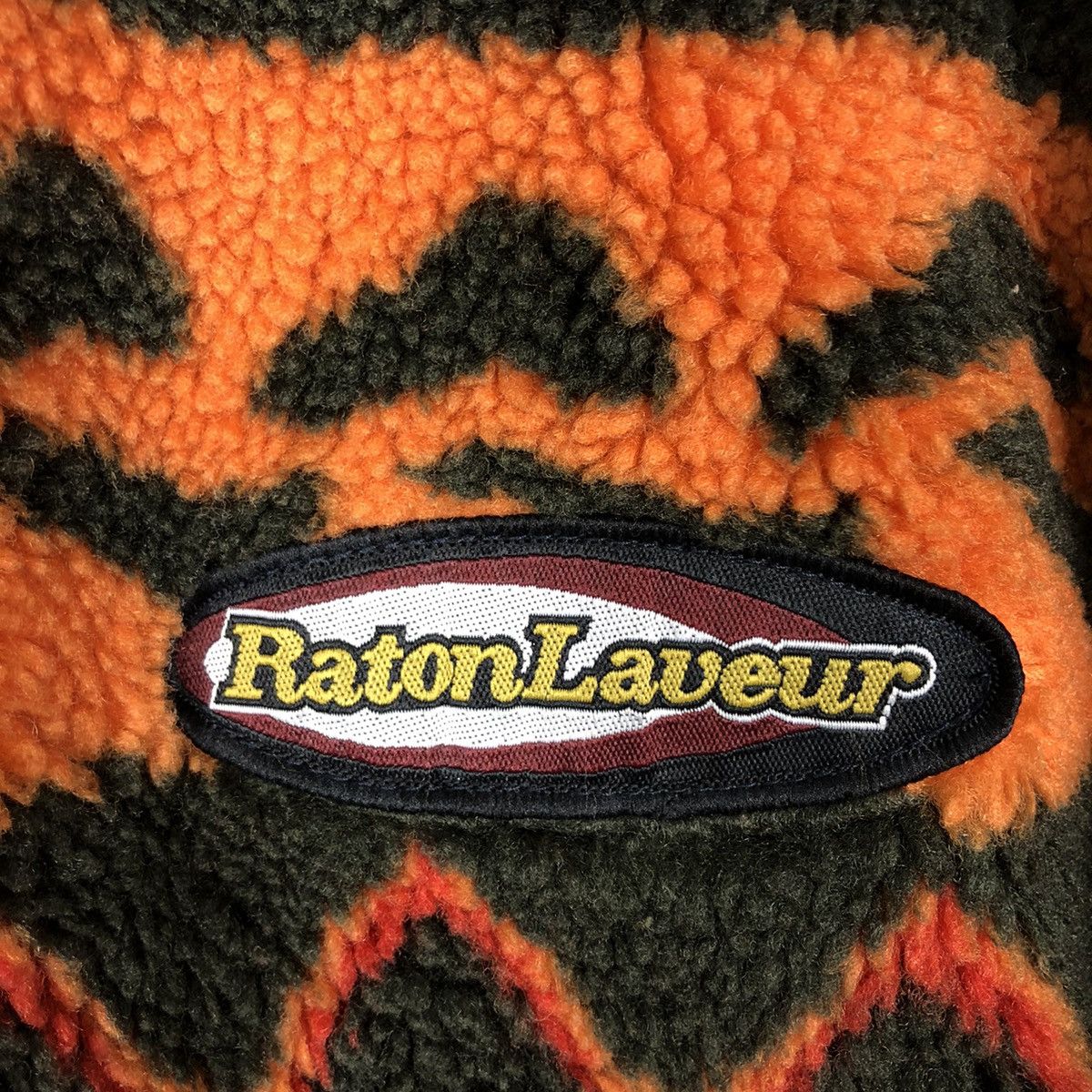Japanese Brand 🔥90s Vintage Fleece Sweat Jacket Raton Laveur Tiger Striped Size US L / EU 52-54 / 3 - 12 Thumbnail
