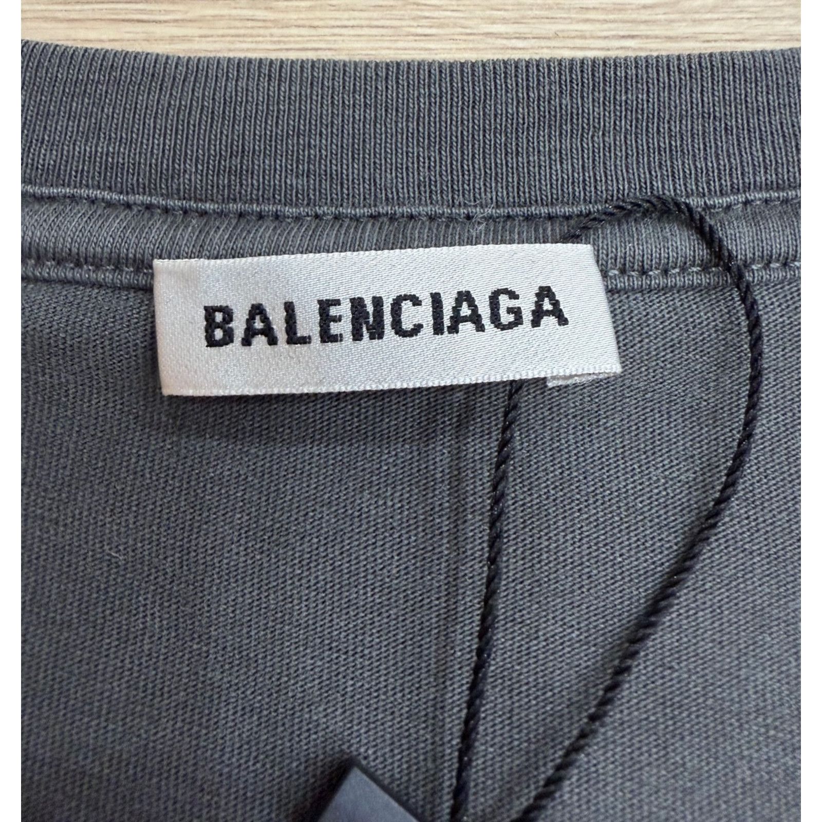 Balenciaga Balenciaga Archetype 2017 Dark Grey Logo Short Sleeve Tee M Size M / US 6-8 / IT 42-44 - 11 Thumbnail