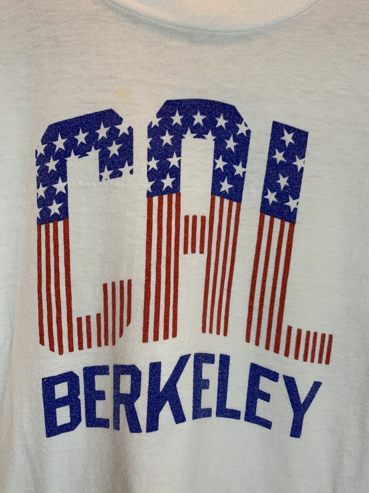 Vintage RARE Vintage 60s Cal UC Berkeley College Single Stitch Shirt Size US L / EU 52-54 / 3 - 2 Thumbnail