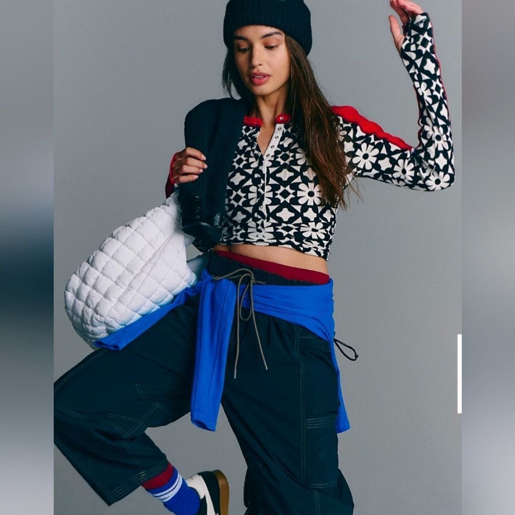 Free People Free People Kick Off Printed Layer Aspen Onyx Combo Small Size S / US 4 / IT 40 - 1 Thumbnail