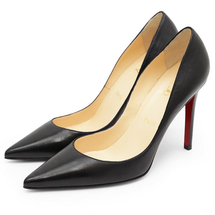 Christian Louboutin Christian Louboutin Christian Louboutin NEW DECOLTISSIMO 100 NAPPA Leather Pumps Leather Shoes NEW DECOLTISSIMO 100 NAPPA DUTY FREE for USA Size ONE SIZE - 1 Thumbnail