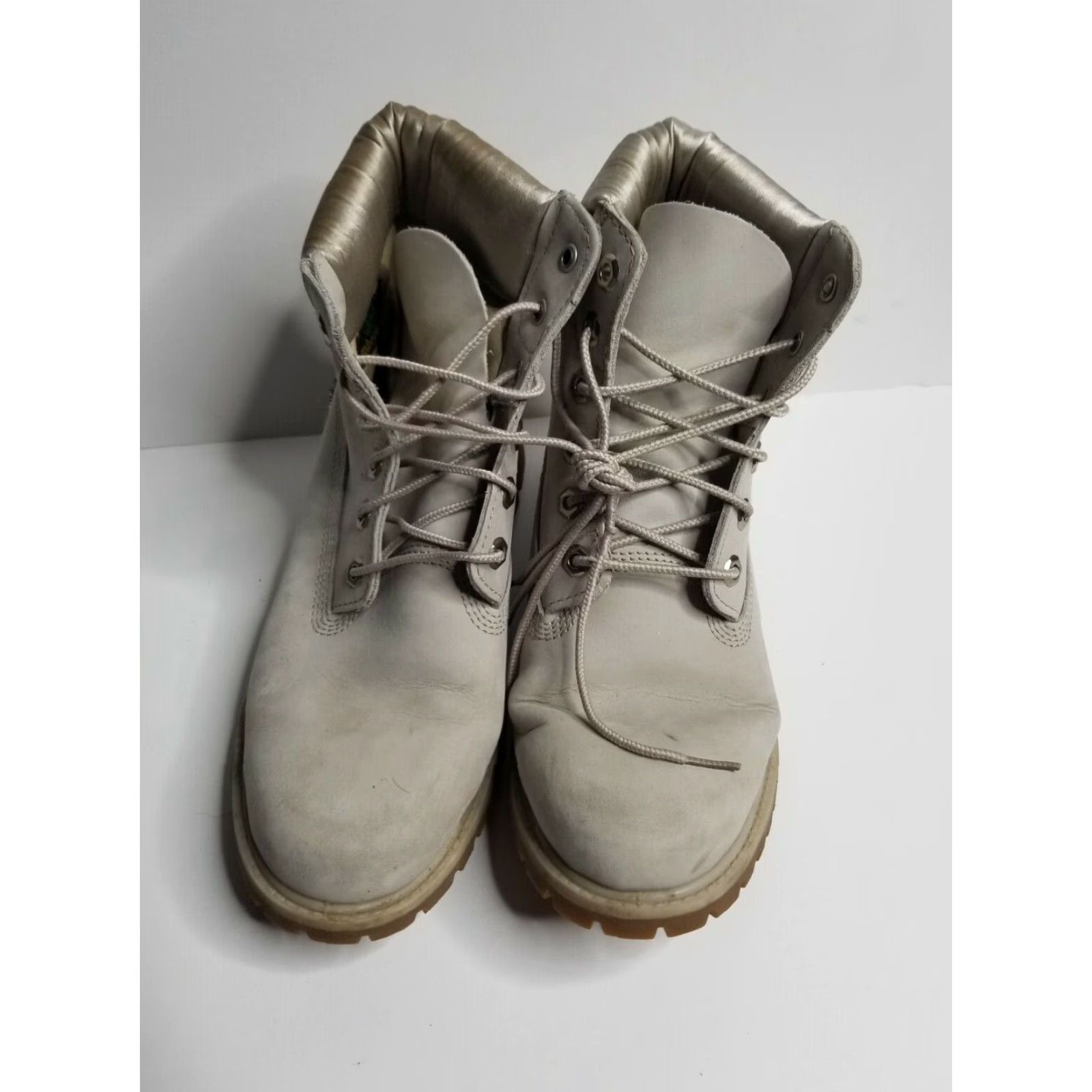 Timberland Timberland 6 Inch Premium Waterproof Leather Women's 9 W Boots Taupe Beige Size US 9 / IT 39 - 2 Thumbnail