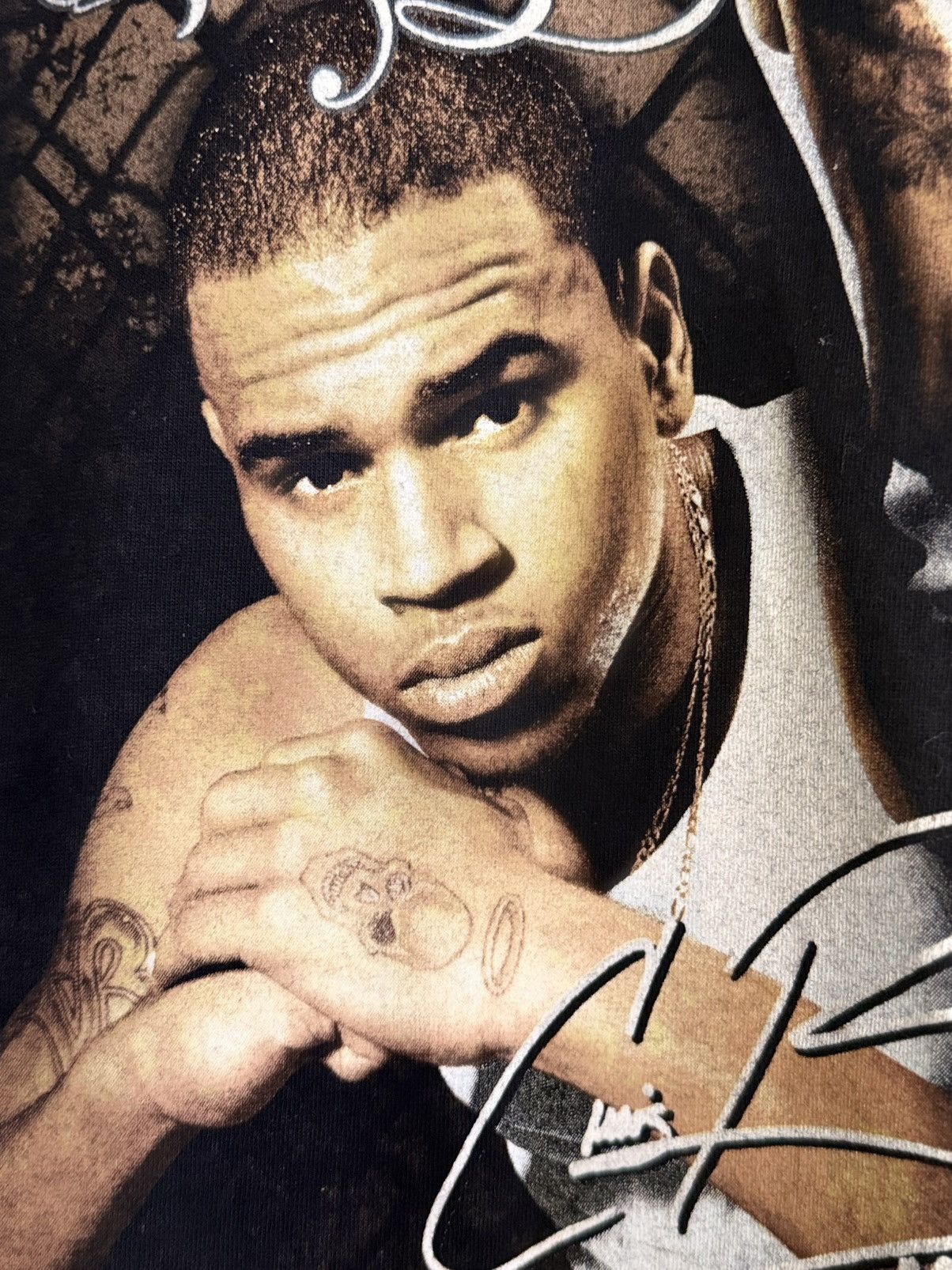 Rap Tees Vintage Chris Brown Tour Rap Tee Size US XL / EU 56 / 4 - 5 Thumbnail